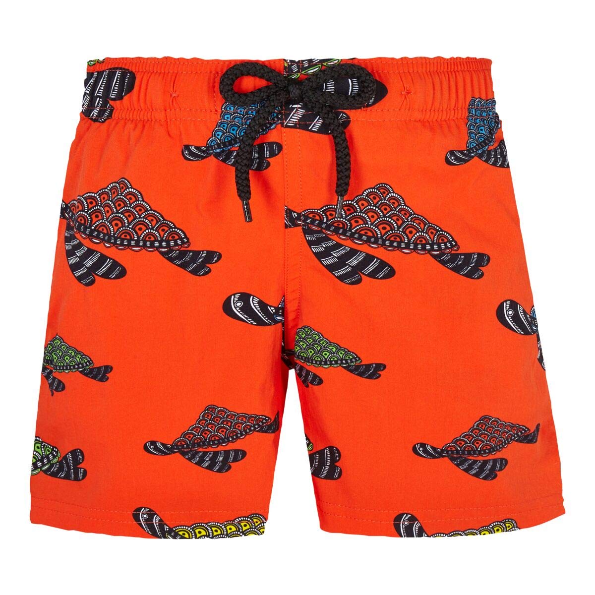 Vilebrequin Boys' Stretch Swim Trunks with Turtle Print - Quick-Dry Comfort for Beach, Pool & Summer Water Activities