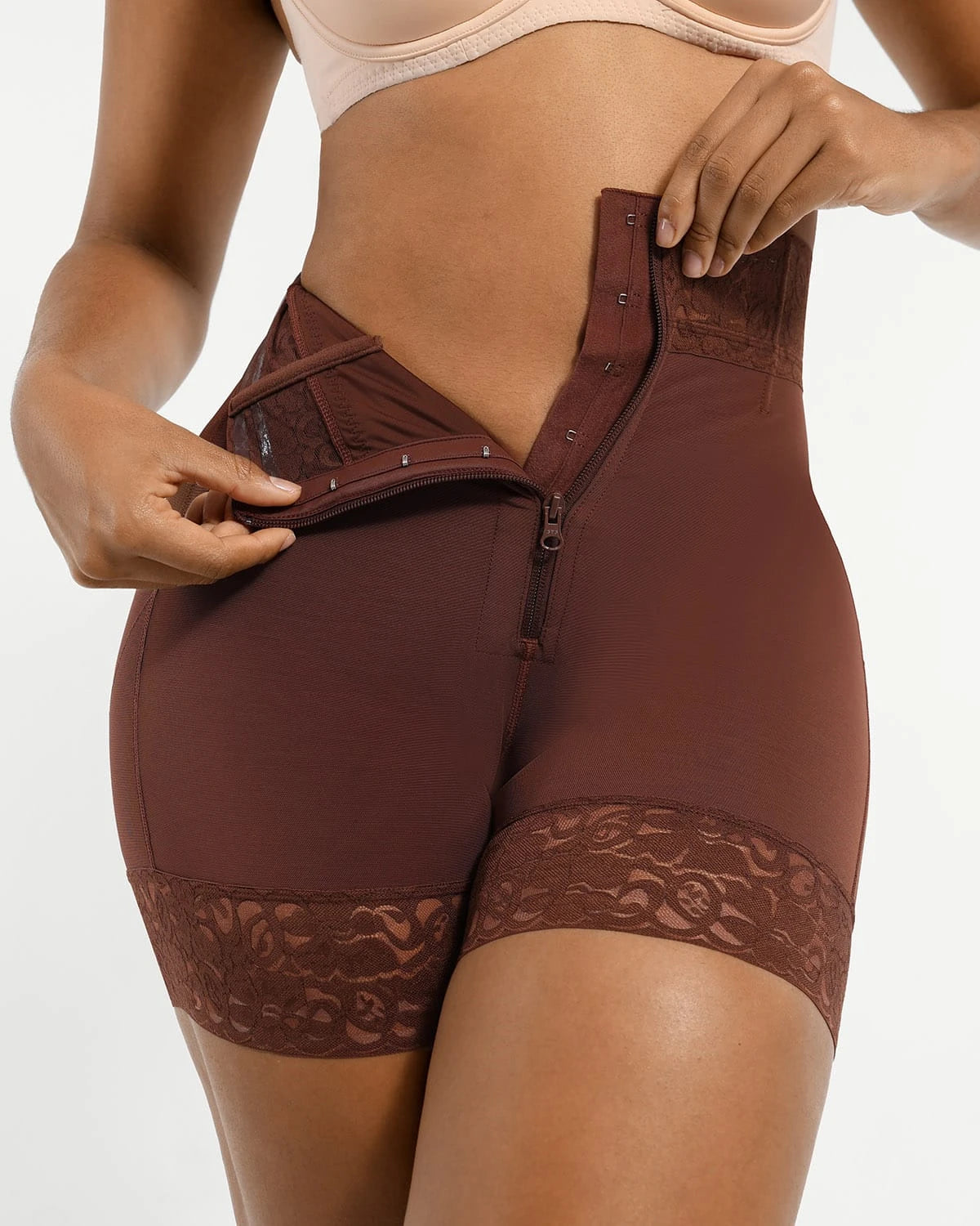 AirSlim® Mid Rise Steel Boned Butt Lifting Shapewear Shorts - Tummy Control & Body Shaper for Women - Perfect for Workout, Dress Wear & Everyday Comfort
