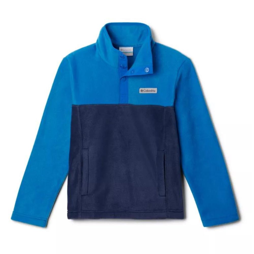 Columbia Steens Boys' Fleece Jacket - Warm & Cozy, Collegiate Navy - Perfect for Outdoor Adventures & School Activities