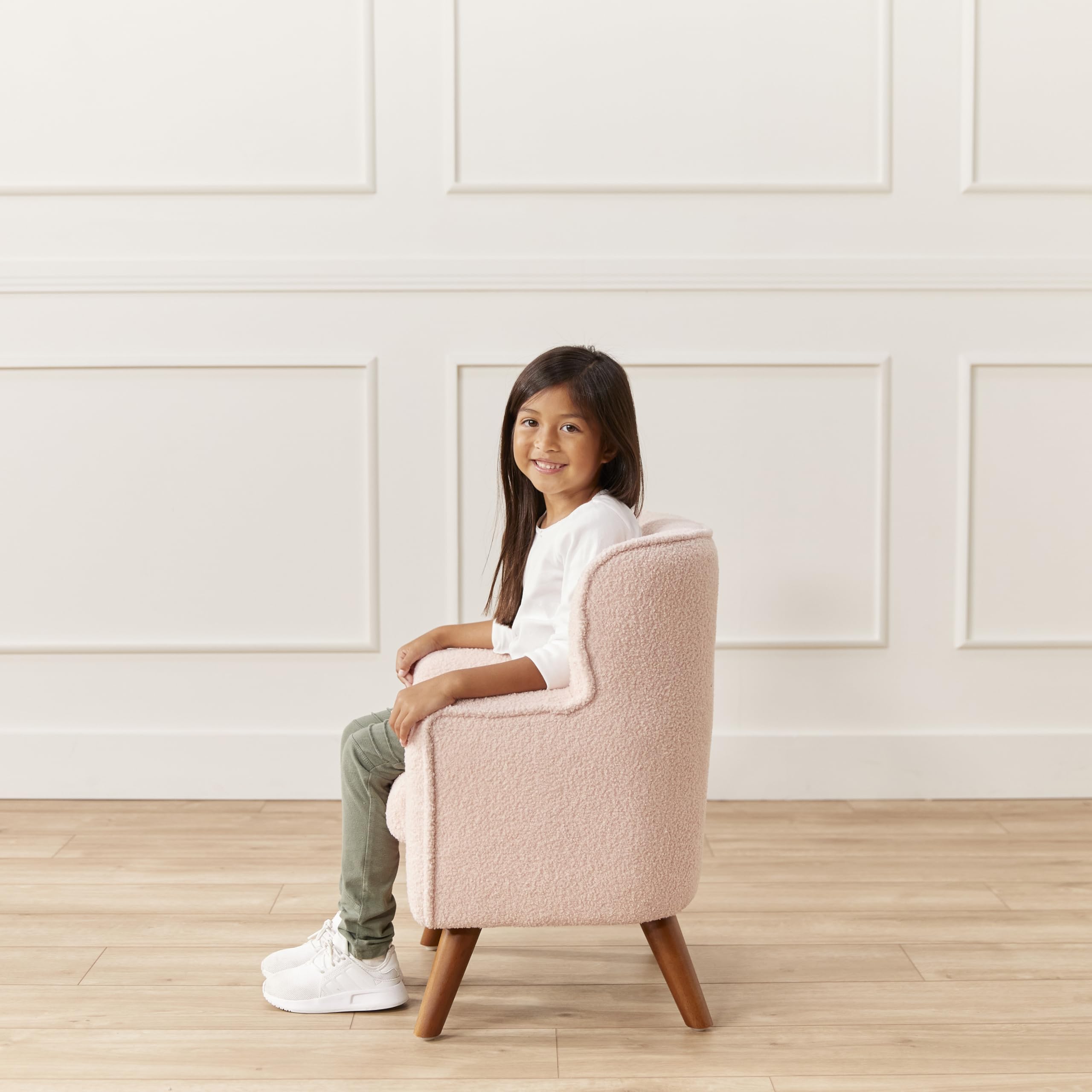 ECR4Kids Mila Arm Chair for Kids - Sturdy & Comfortable Pink Children's Chair for Classroom, Playroom & Bedroom - Toddler Furniture with Armrests