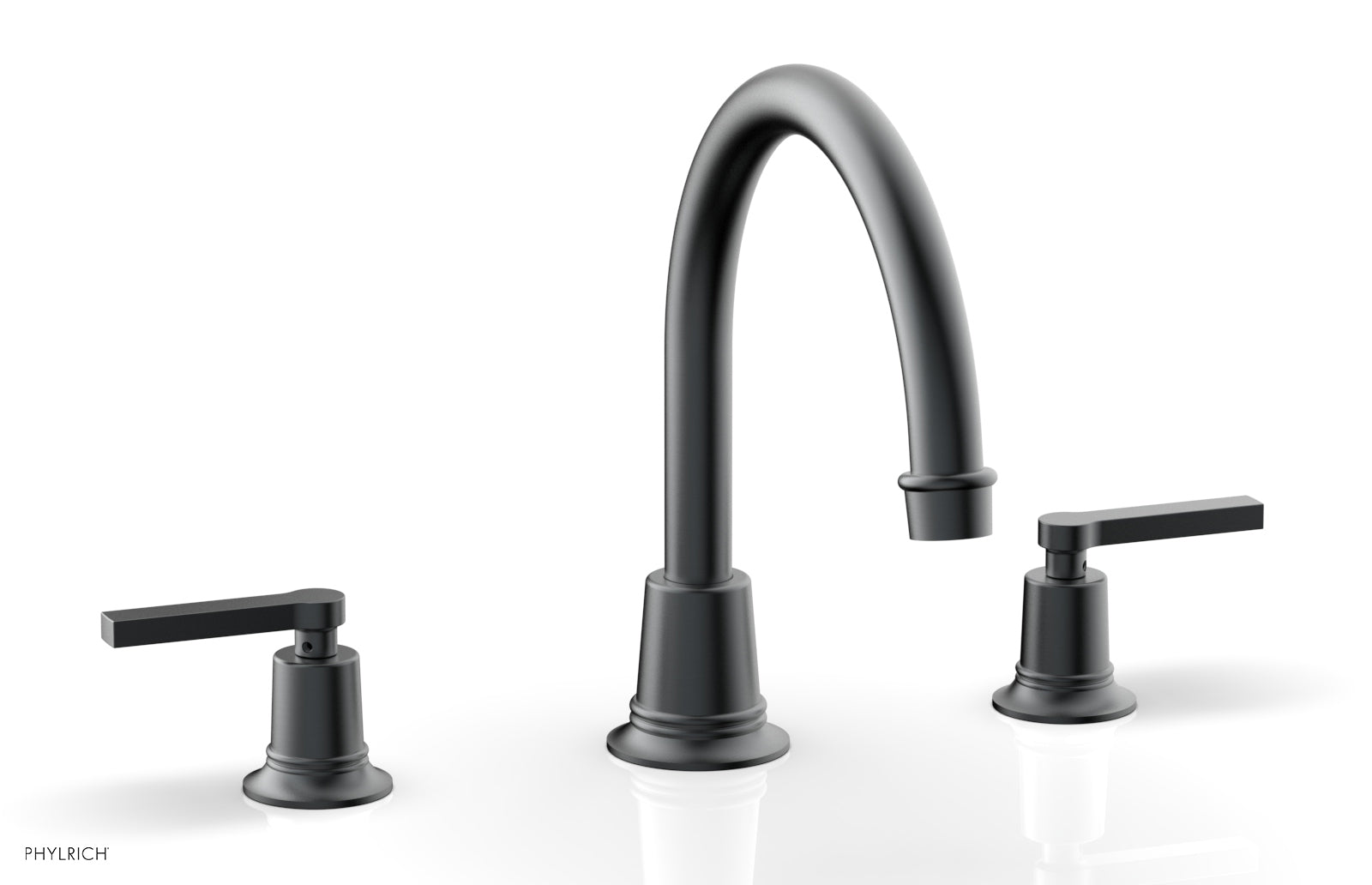 HEX MODERN Deck Tub Faucet Set with Lever Handles 501 43 - Perfect for Bathroom Renovation and Modern Home Decor