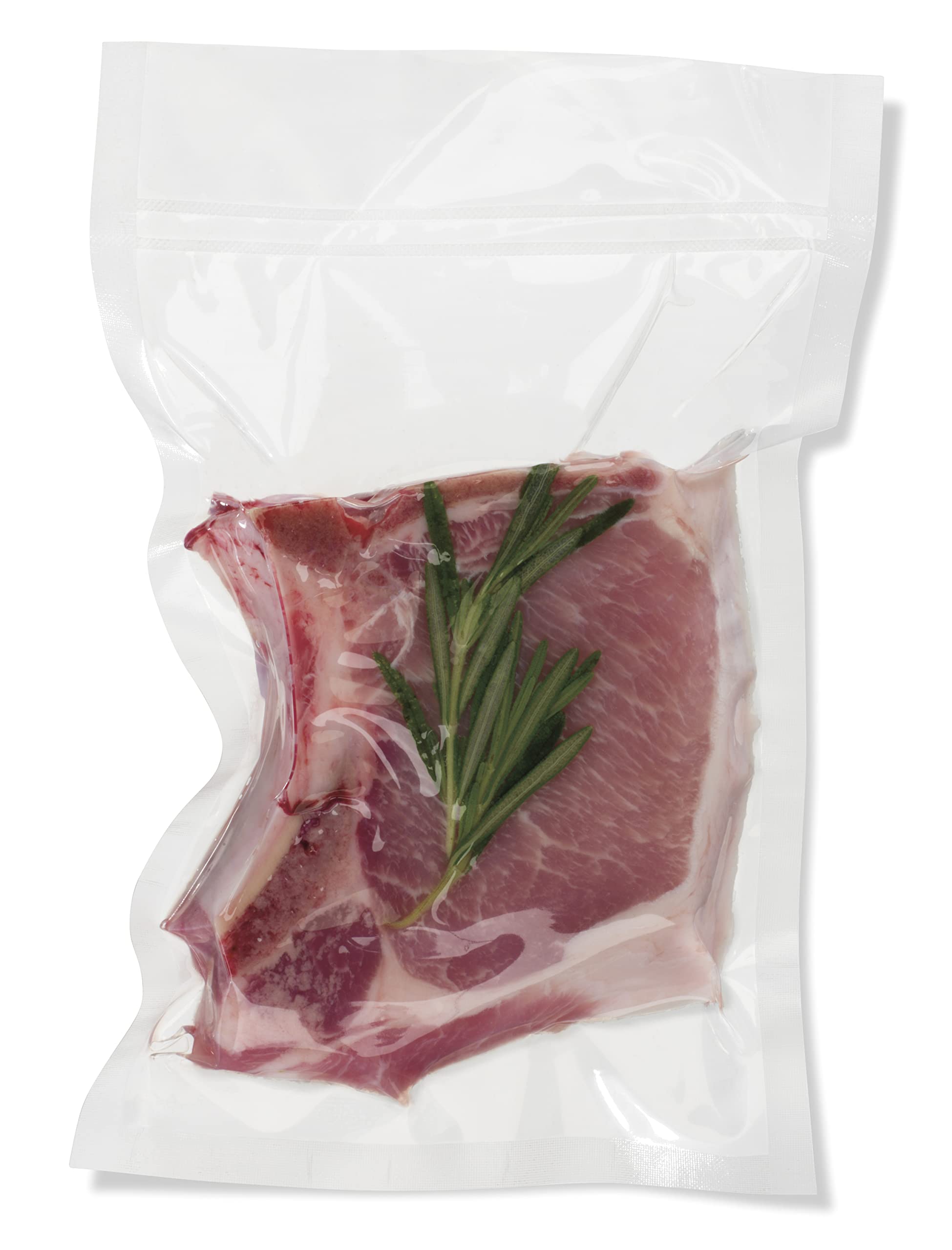 Commercial Chamber Vacuum Sealer Pouches 6x10 Inches - 4 Mil Thick BPA-Free Food Grade Vacuum Bags (1000 Count) for Meat, Fish, Vegetables & Meal Prep | NSF Certified | Hamilton Beach HVCP40610