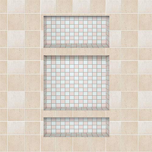 Waterproof Prefabricated Triple Shower Niche 28