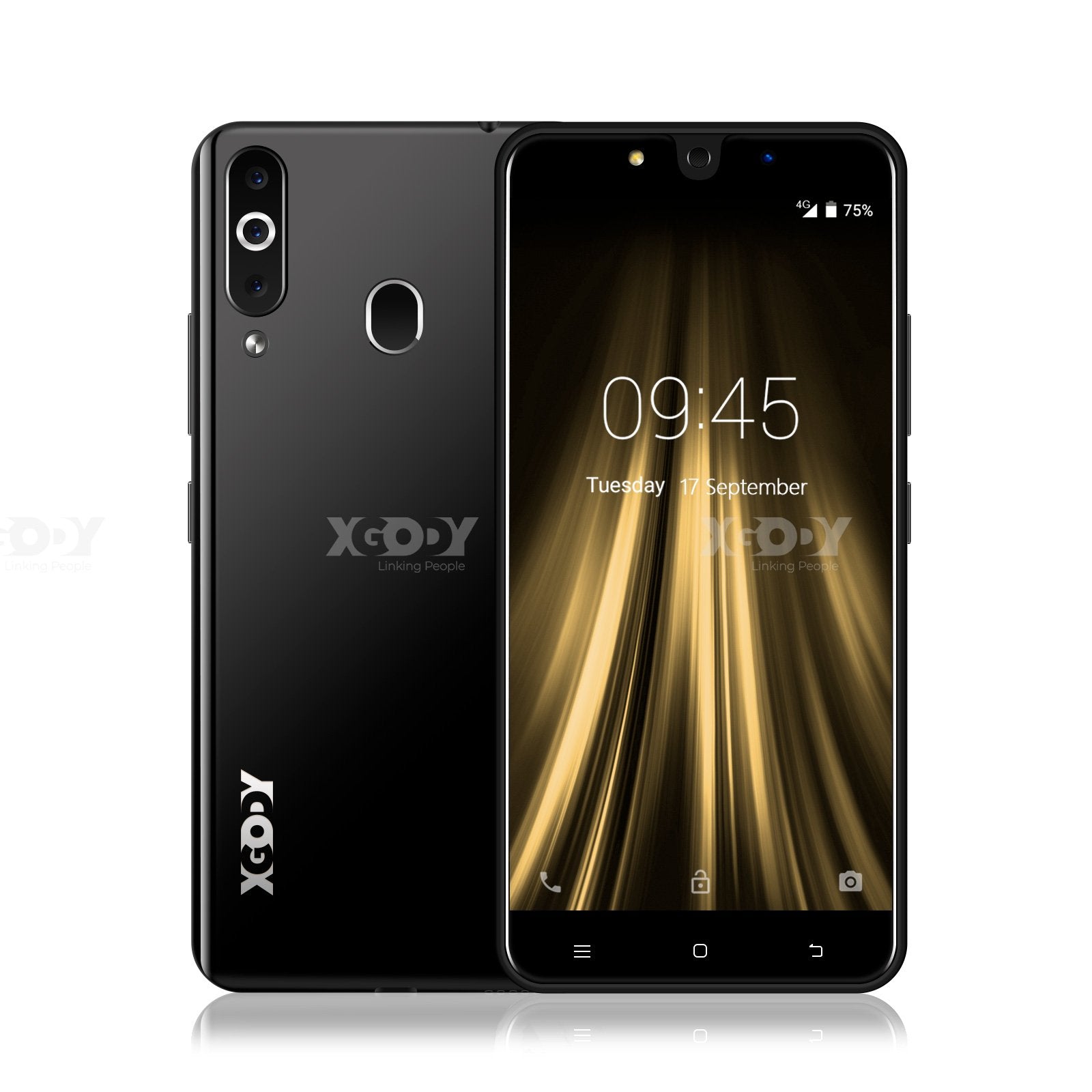 XGODY K20 Pro 4G Smartphone with Curved Display & Rear Fingerprint Unlock - Perfect for Business, Travel and Daily Use