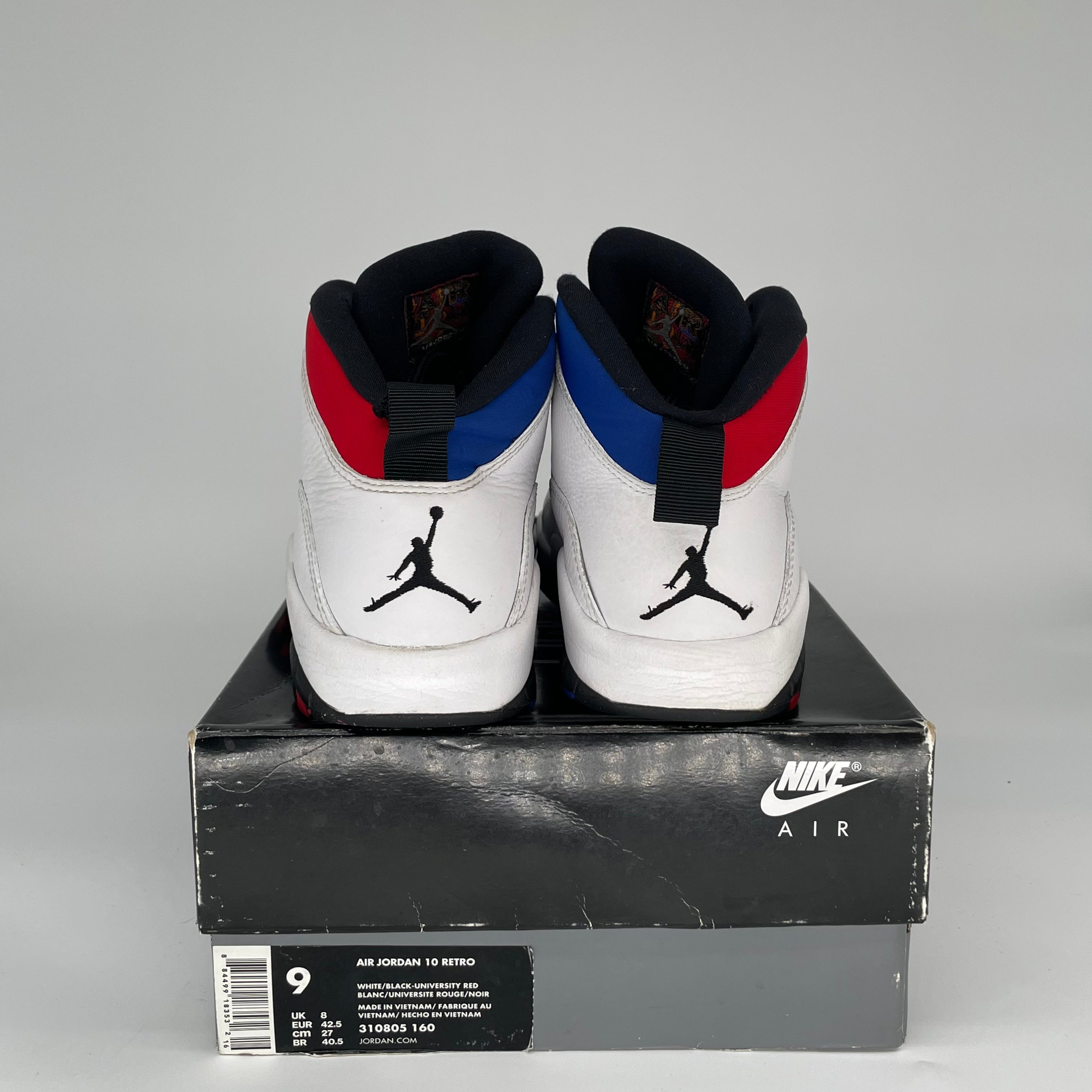 AIR JORDAN 10 Chris Paul Retro Basketball Shoes Men's Size 9 - 310805-160 | Authentic Sneakers for Basketball & Streetwear Fashion