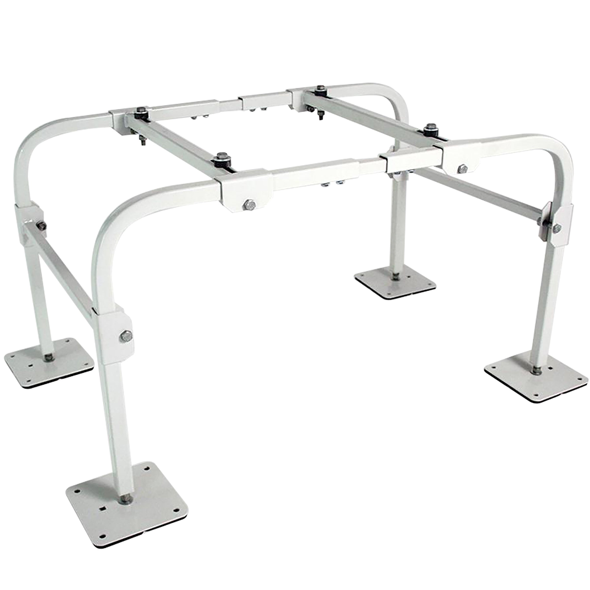 Heavy Duty Mini Split Outdoor Condenser Stand - Supports Up to 400 lbs for AC Units - Perfect for Home & Commercial HVAC Installation