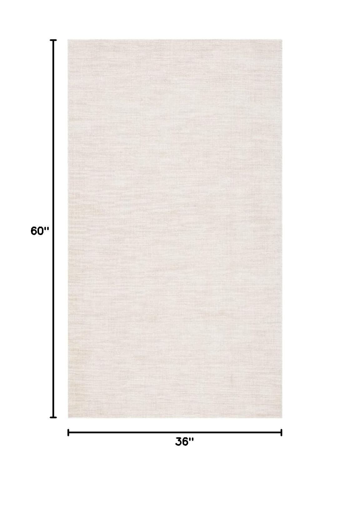SAFAVIEH Handmade Jute Accent Rug 3' x 5' - Natural Fiber, Beige, Non-Slip, Durable for High Traffic Areas | Perfect for Entryway, Living Room, Bedroom, Office & Home Decor (NFB801B)