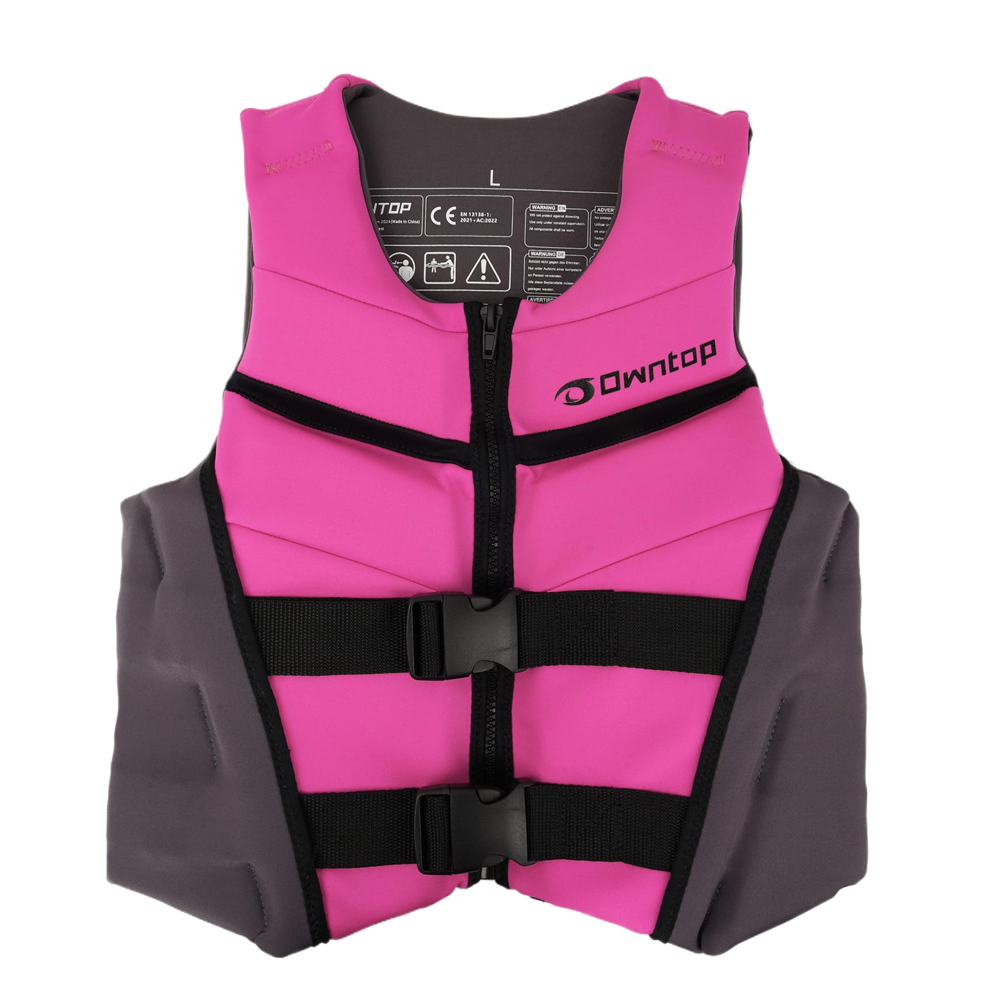 **Owntop Youth Kids Swim Vest - Lightweight & Quick-Dry Adjustable Buoyancy Aid for 50-125 lbs - Perfect for Swimming Training, Kayaking, Boating & Water Sports**    *(Ideal for Pool, Beach, Lake & Ocean Safety - Great for Beginners & Young Swimmers!)*