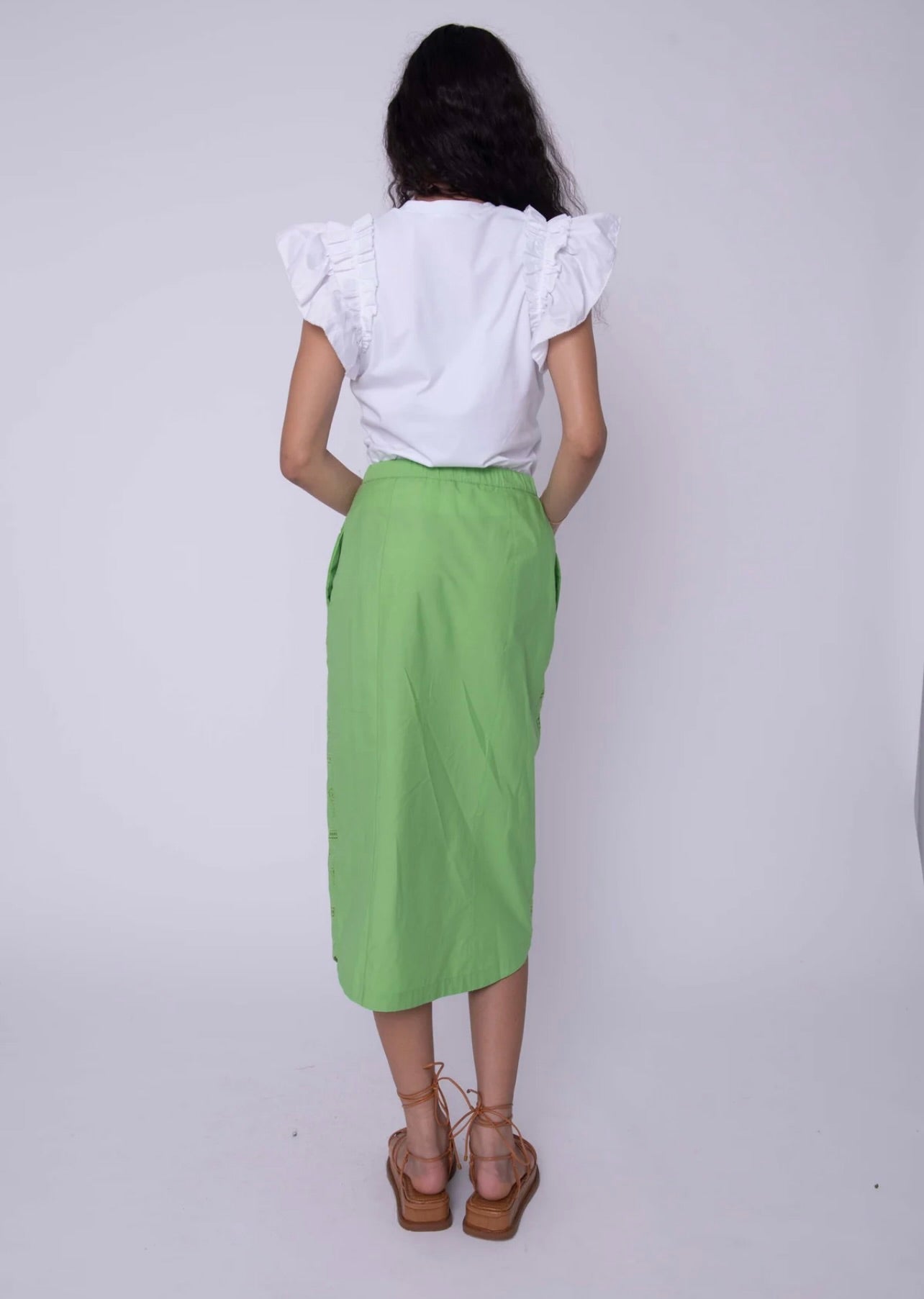 Lili Tee Women's White T-Shirt - Soft Cotton Casual Top for Everyday Wear, Work & Outings