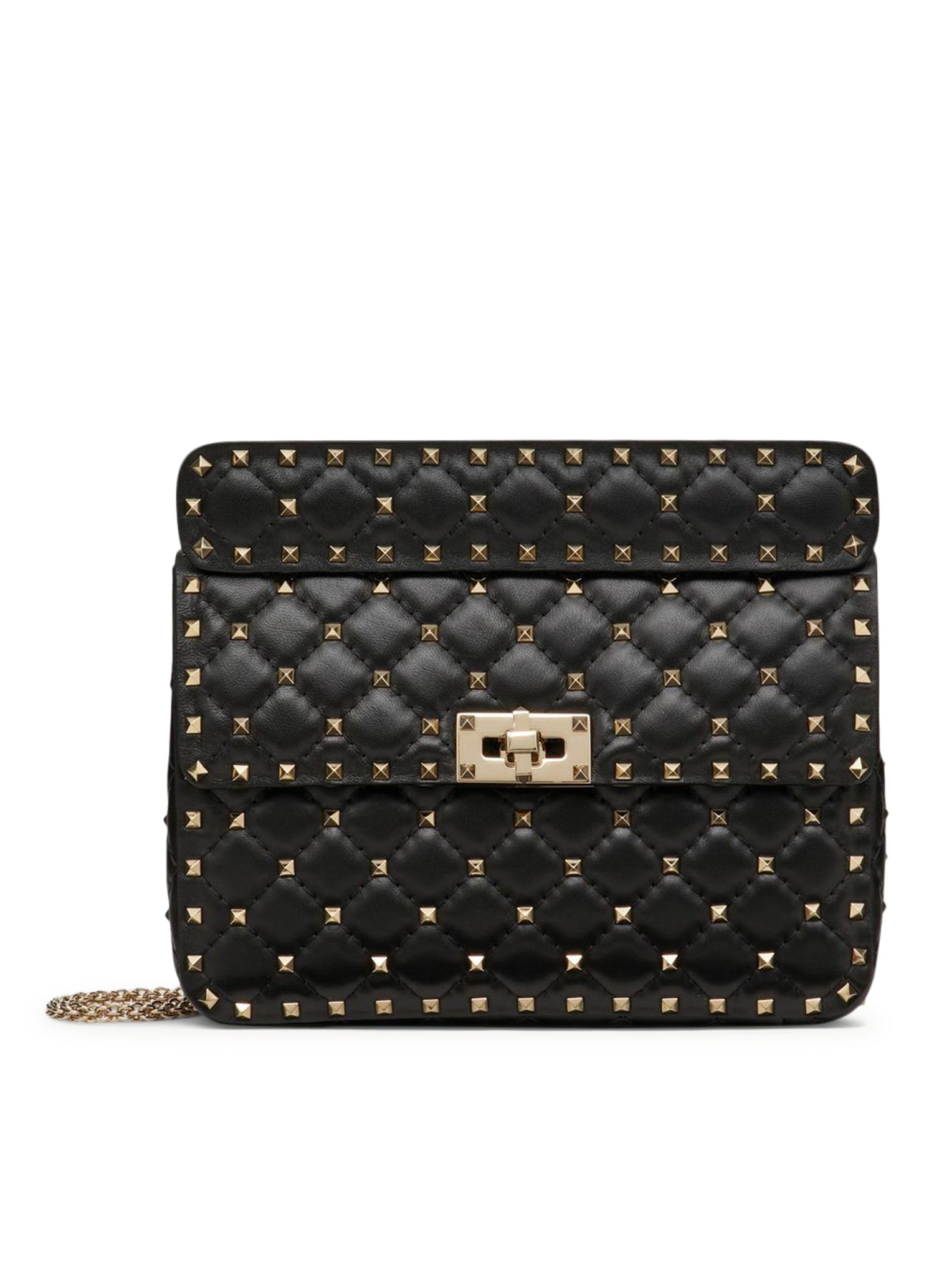 Valentino Medium Rockstud Spike Nappa Leather Crossbody Bag - Perfect for Evening Outings and Luxury Fashion Accessories