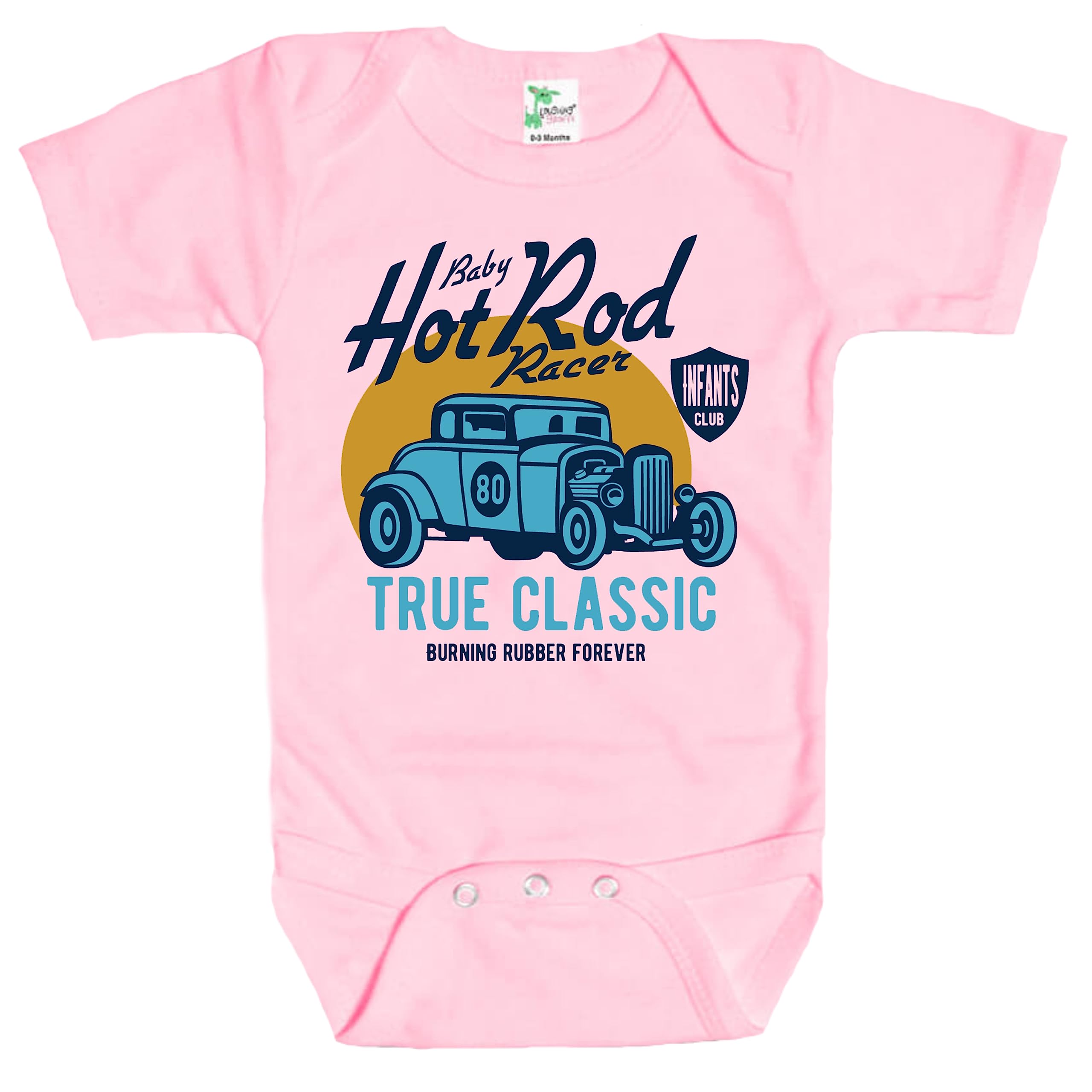 Baby Bodysuit - Hot Rod Racer Infant Clothes for Boys & Girls | Soft Cotton Onesies for Newborns & Toddlers | Perfect for Playtime, Photo Shoots & Everyday Wear