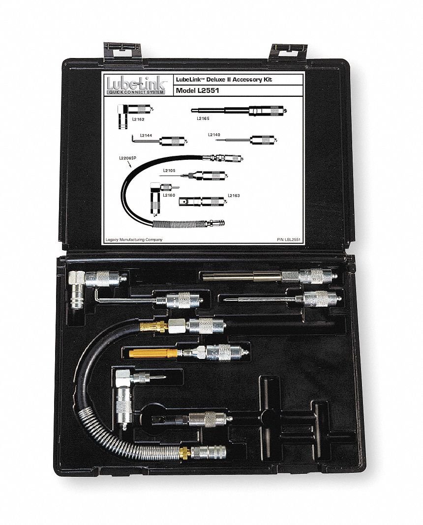 Legacy Greasing Accessories Kit - Complete Lubrication Tool Set for Automotive & Industrial Maintenance | Perfect for DIY, Garage, and Workshop Use