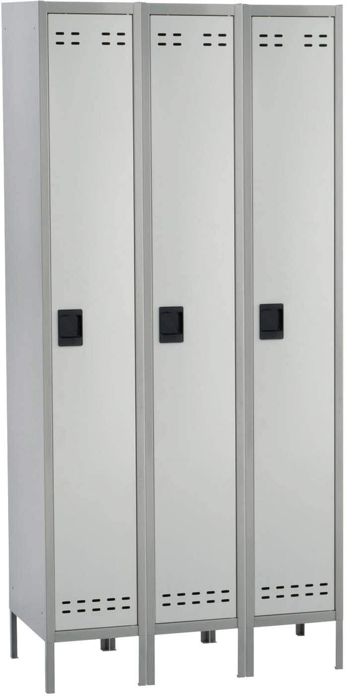 3-Tier Metal Locker with 3 Columns - Heavy Duty School Gym Storage Locker for Home, Office & Dorm Organization (Model 5525) | Perfect for Sports Equipment, Backpacks & Personal Belongings Storage