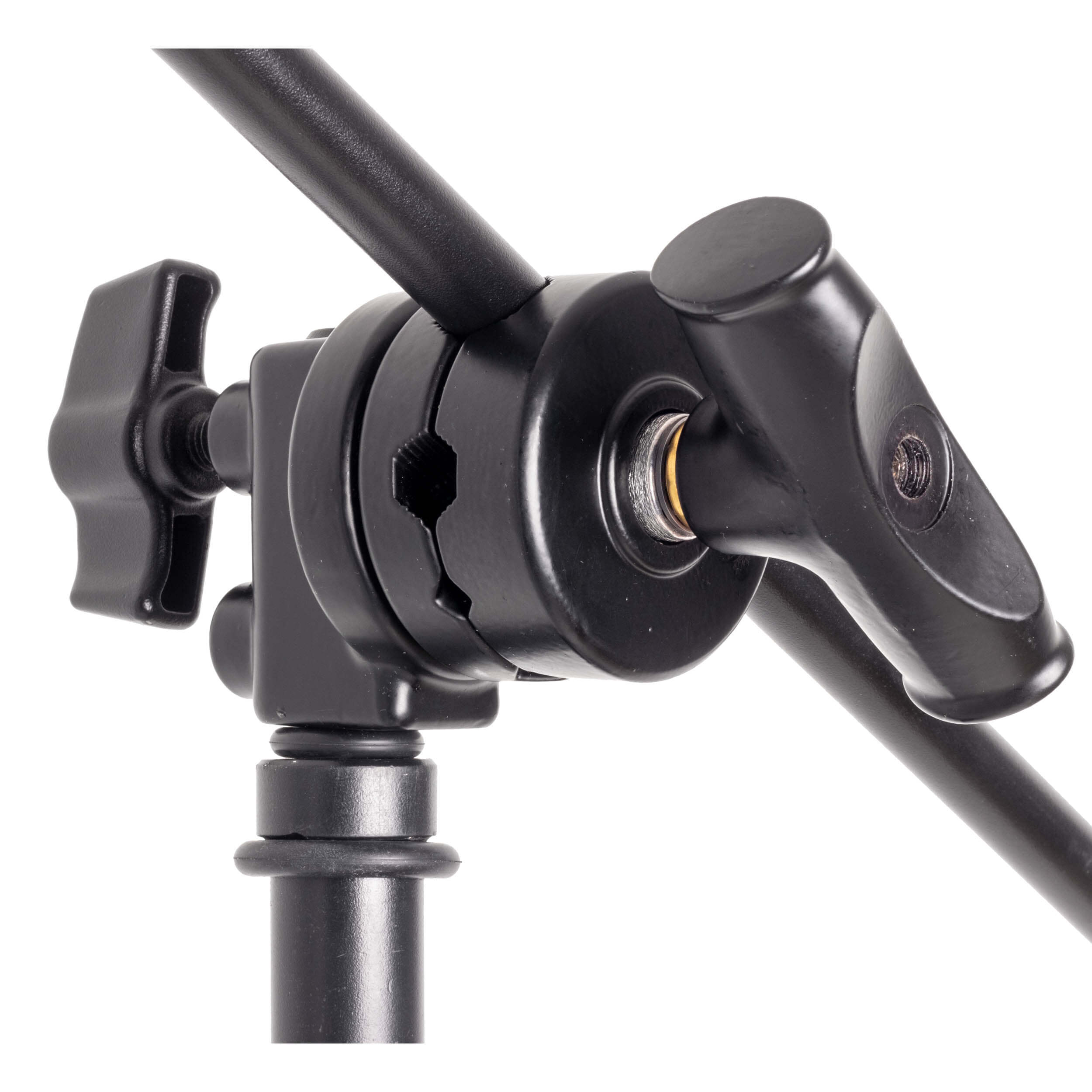 Professional C Stand with Detachable Turtle Base Grip & Arm Set - Matte Black Photography Lighting Stand for Studio, YouTube Videos & Film Production