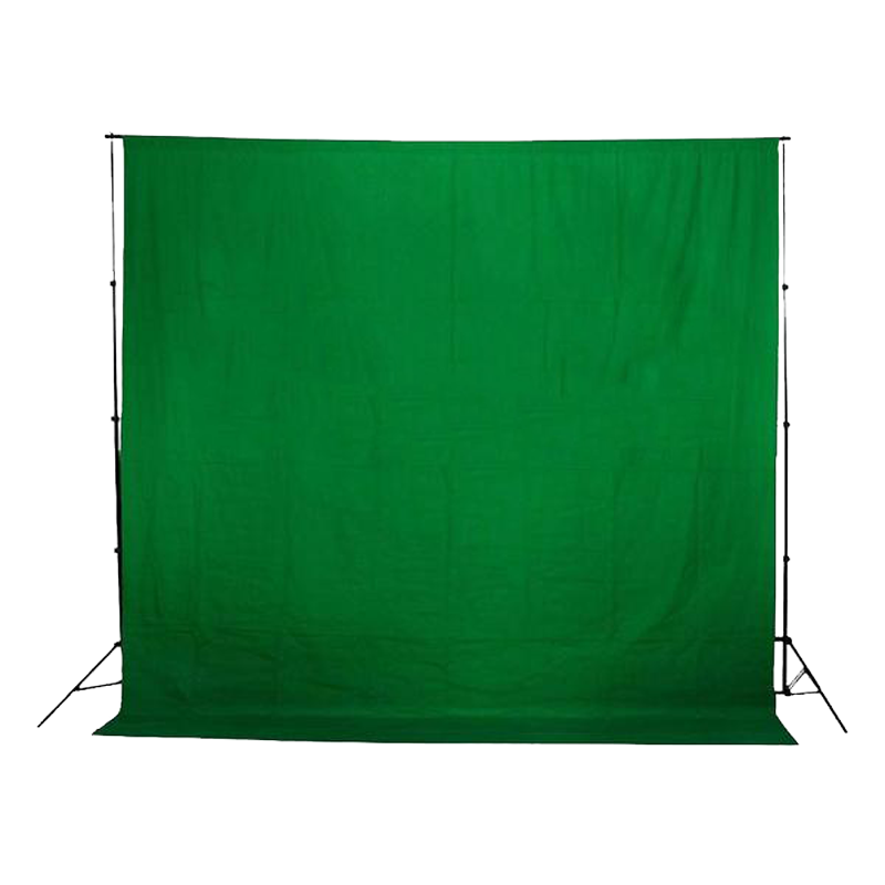 Professional 3m x 6m Chroma Key Green Screen Backdrop - Cotton Muslin Studio Background for Photography, Video & Live Streaming - Perfect for YouTube, TikTok & Virtual Meetings