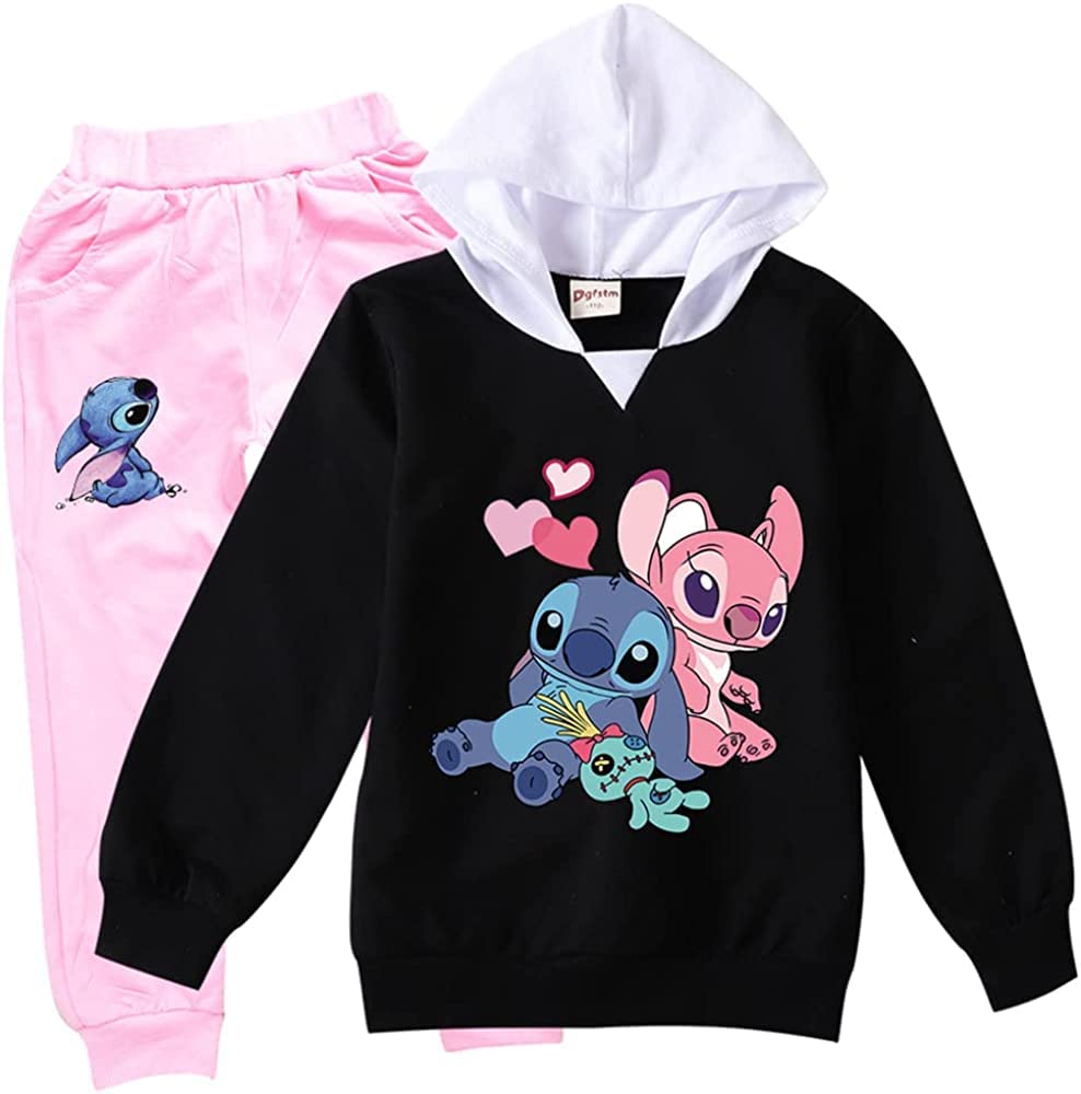 **Anime Pullover Hoodie & Sweatpants Set for Men & Women - Casual Sportswear for Anime Fans, Gym, and Lounge Wear**