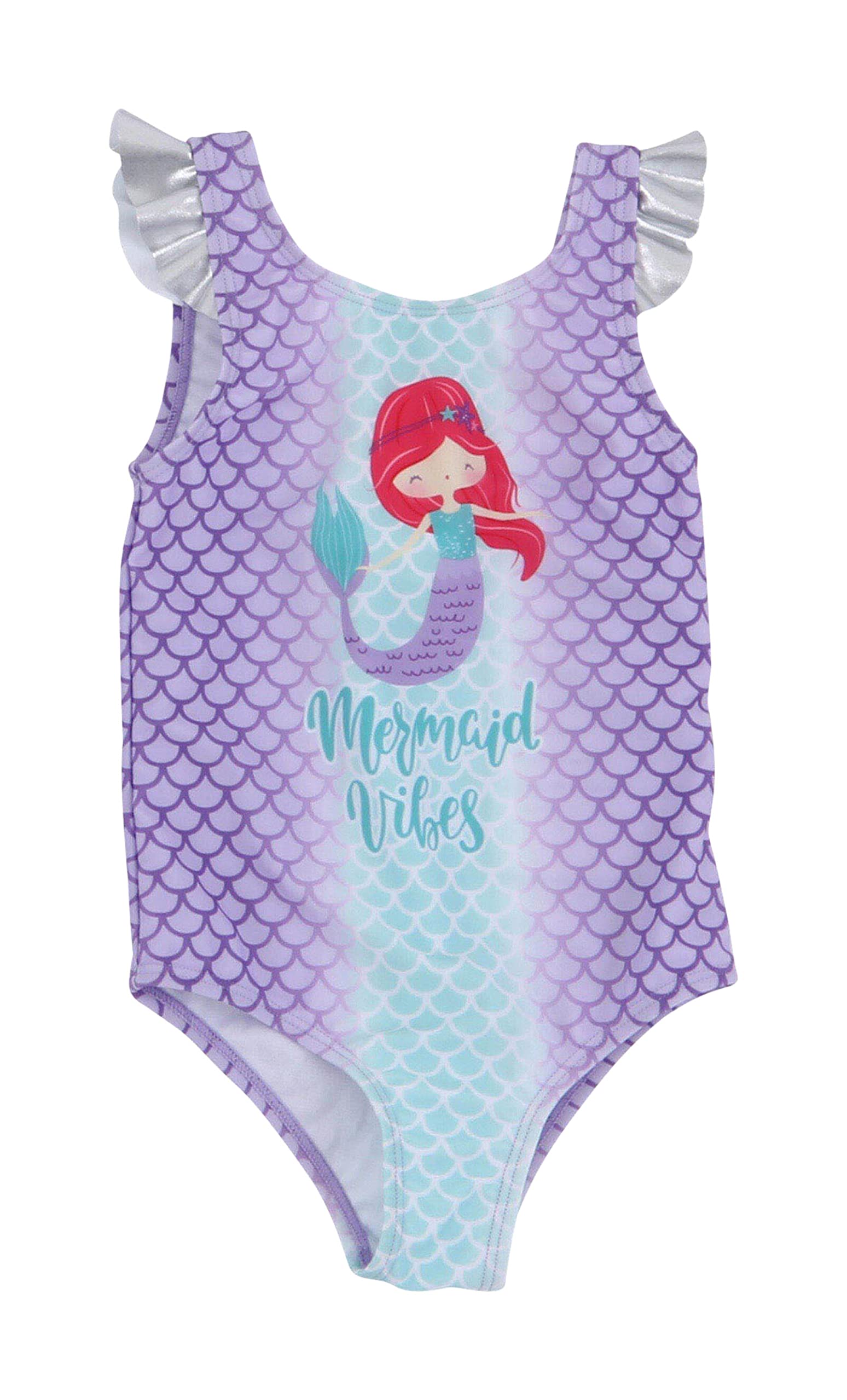Flamingo Print Girls' One Piece Swimsuit Set with Matching Beach Bag & Towel - Toddler 3-Piece Bathing Suit Outfit for Pool, Beach & Summer Vacations