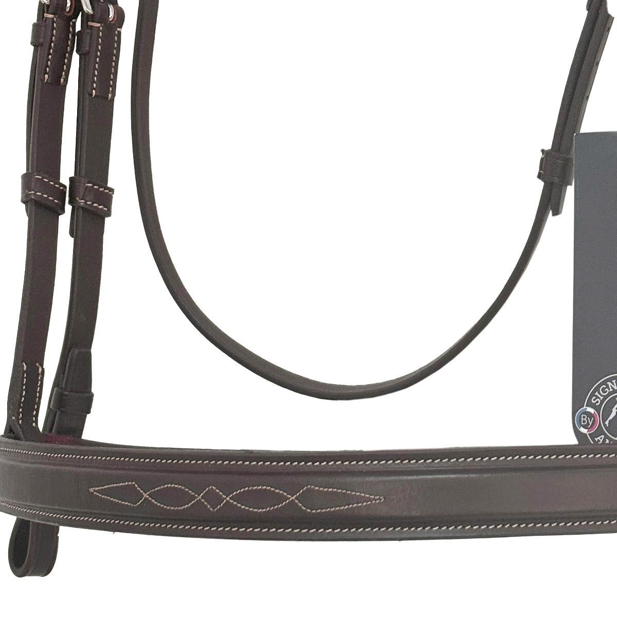 Antares Signature Fancy Hunter Bridle - Premium English Equestrian Bridle for Show Jumping & Dressage - Perfect for Competitions & Training