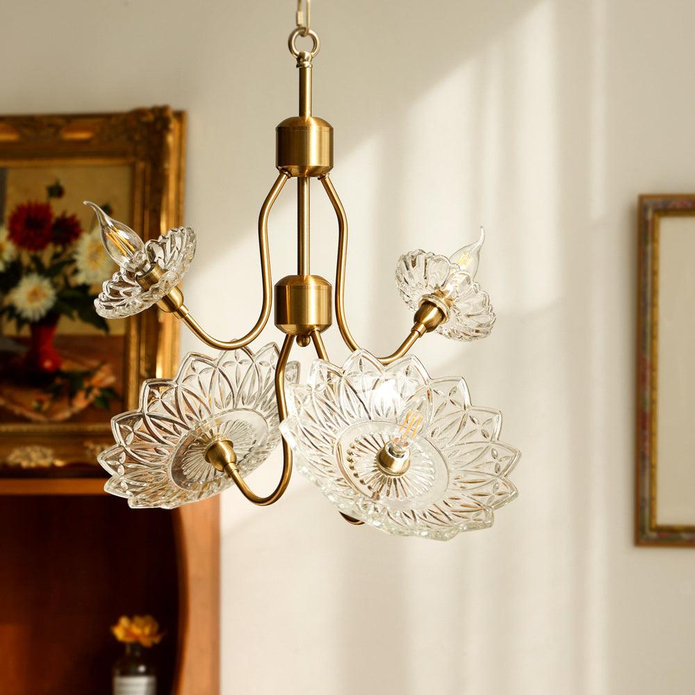 Monique Lhuillier Crystal Chandelier - Elegant Modern Lighting Fixture for Dining Room, Bedroom & Living Room Decor