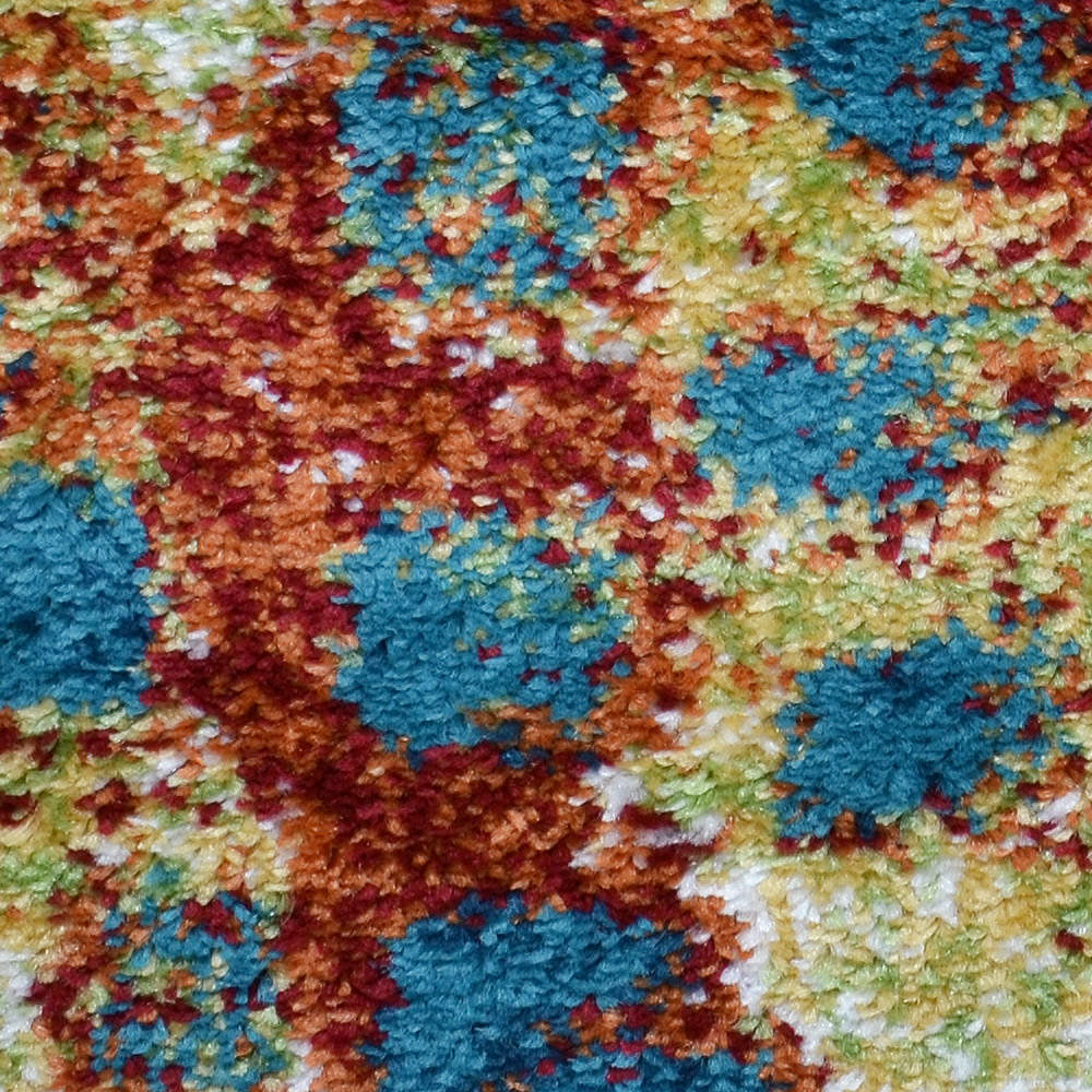 Modern Machine Woven Area Rug - Soft Non-Slip Living Room Carpet for Home Decor, Bedroom & Office
