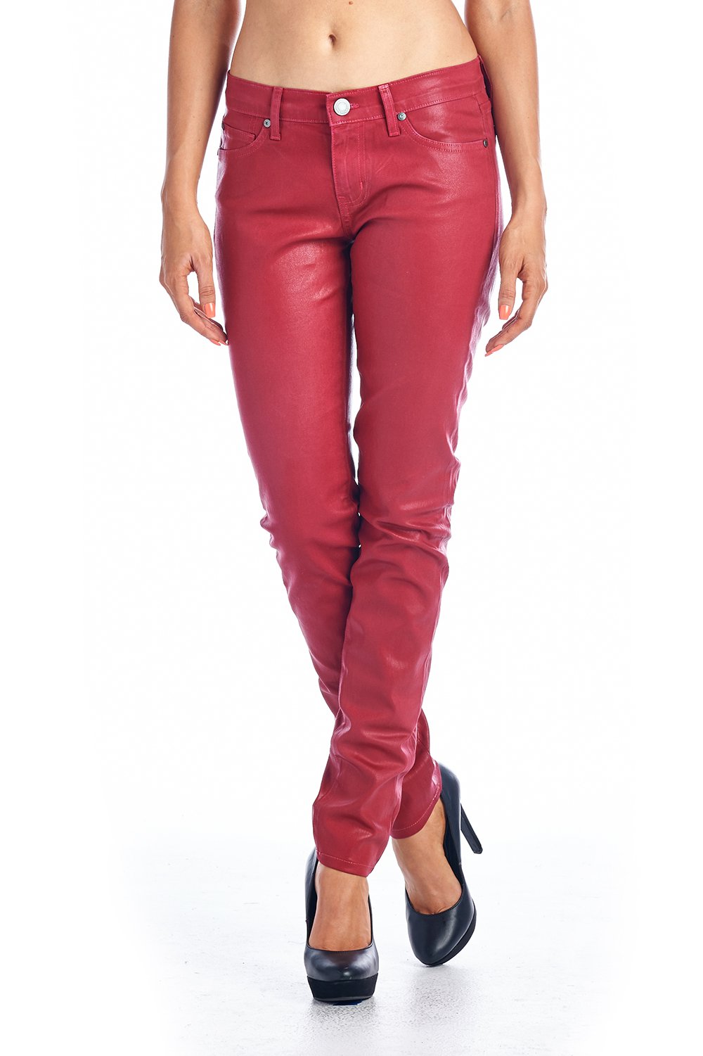 Angry Rabbit Women's Skinny Premium Denim Jeans - Made in USA - High Waist Stretch Jeans for Casual Wear & Everyday Outfits