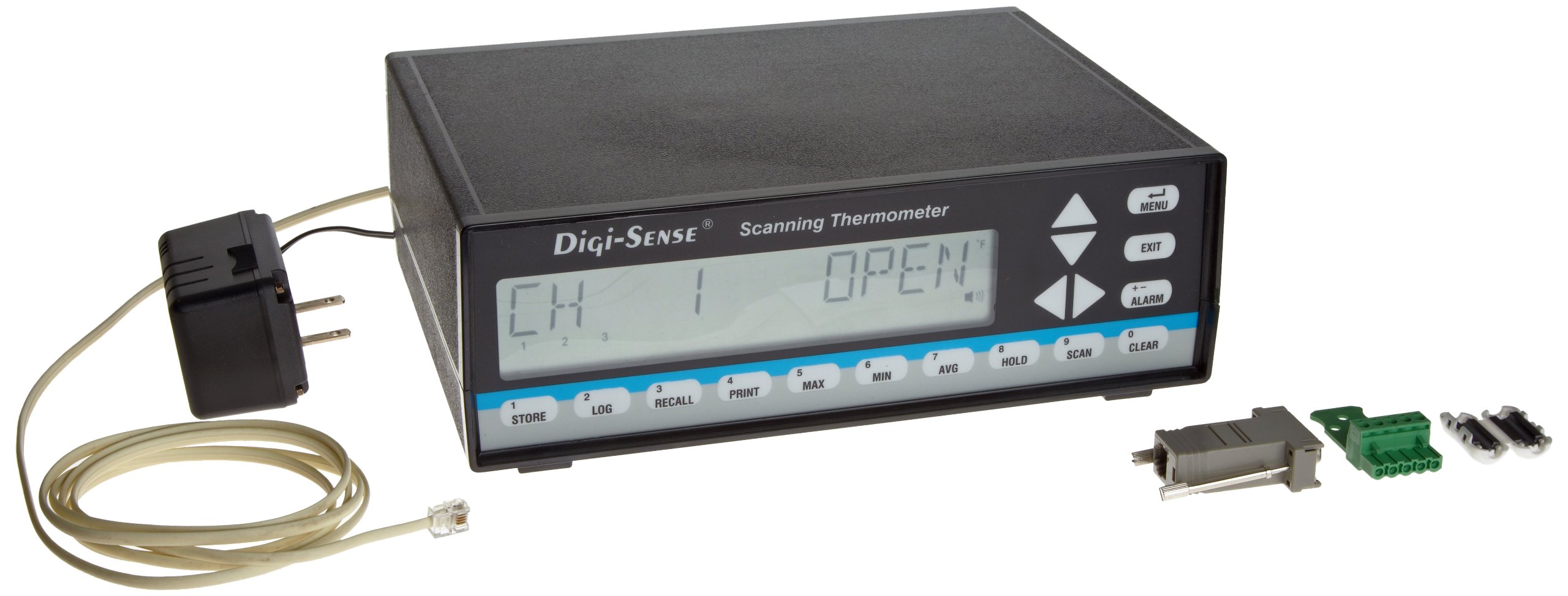 Oakton WD-69200-00 12-Channel Bench Top Scanner | 115V AC Digital Meter | Lab Equipment for pH, Conductivity & Temperature Measurement | Perfect for Water Testing, Research Labs & Quality Control