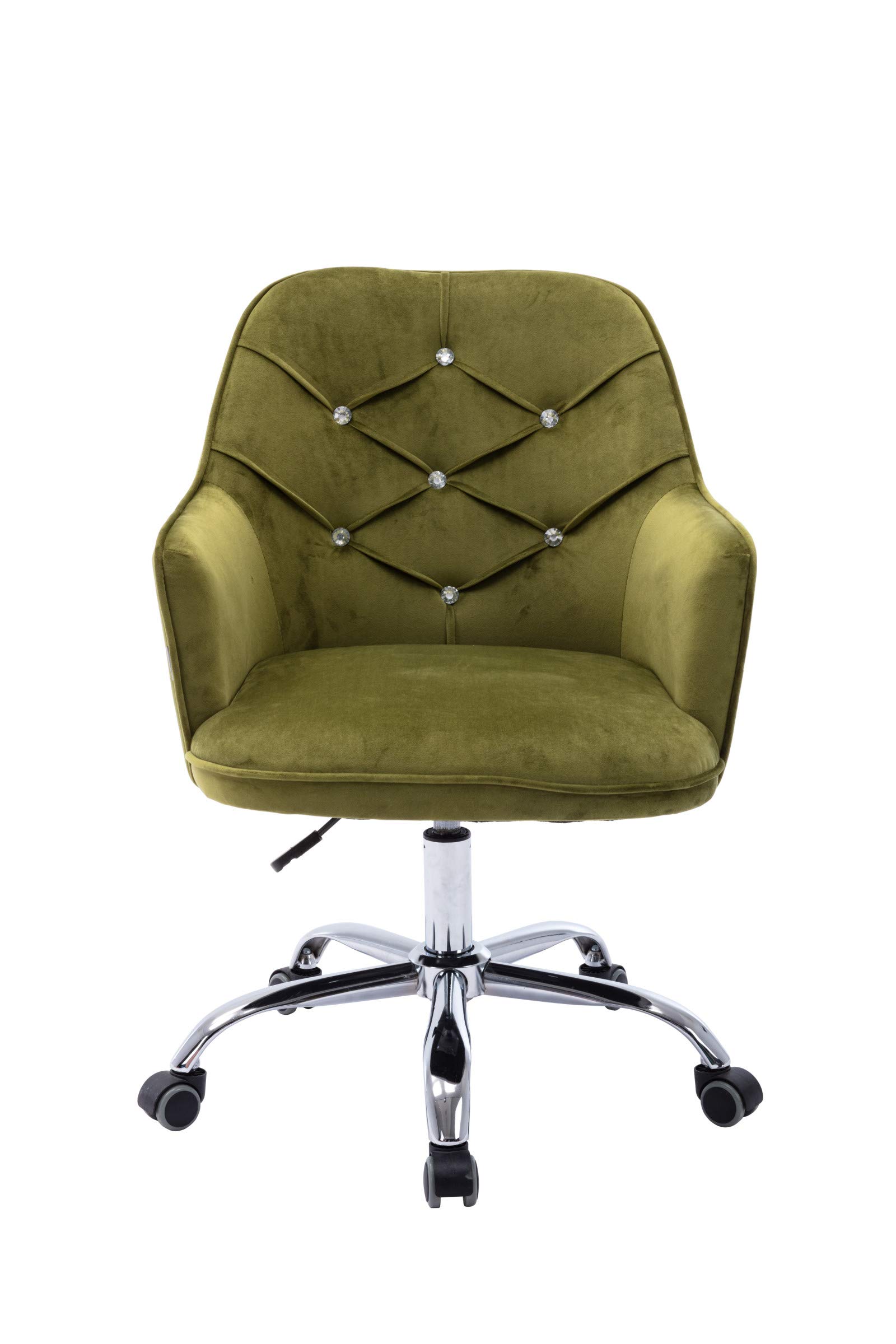 BeautyOL Velvet Swivel Shell Chair - Modern Living Room Armchair for Home Office, Lounge & Leisure | Comfortable Rotating Accent Chair for Bedroom, Dorm, Reading Nook