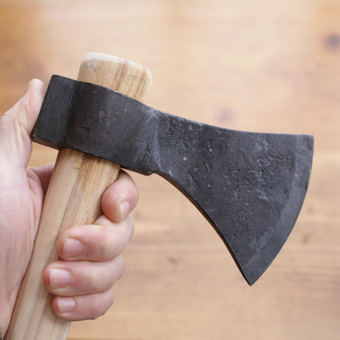 Forged English Light Infantry Axe - High-Quality Battle Ready Camping & Survival Tool for Outdoor Adventures