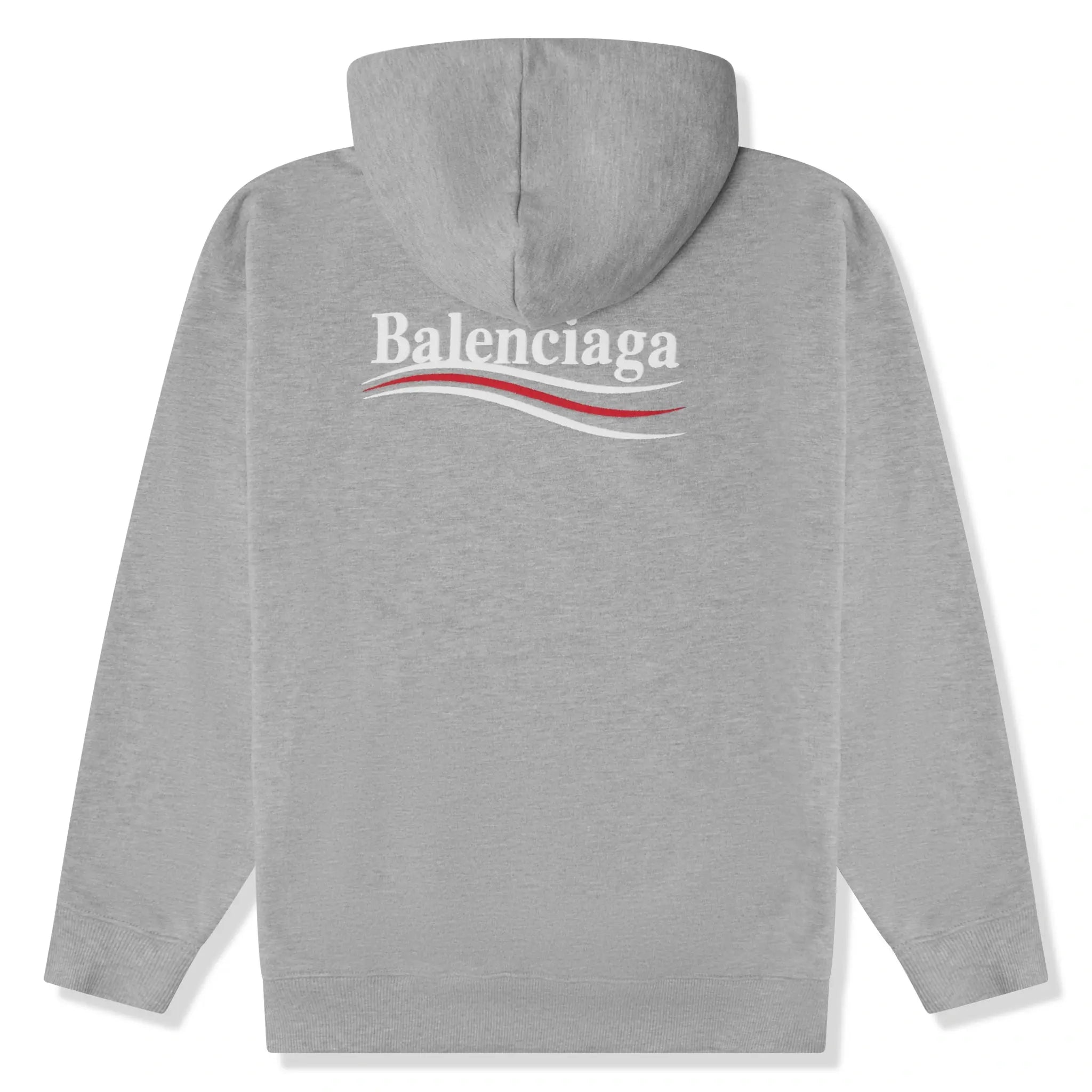 Balenciaga Political Grey Hoodie for Men & Women - Trendy Streetwear Pullover for Casual Outfits & Urban Fashion