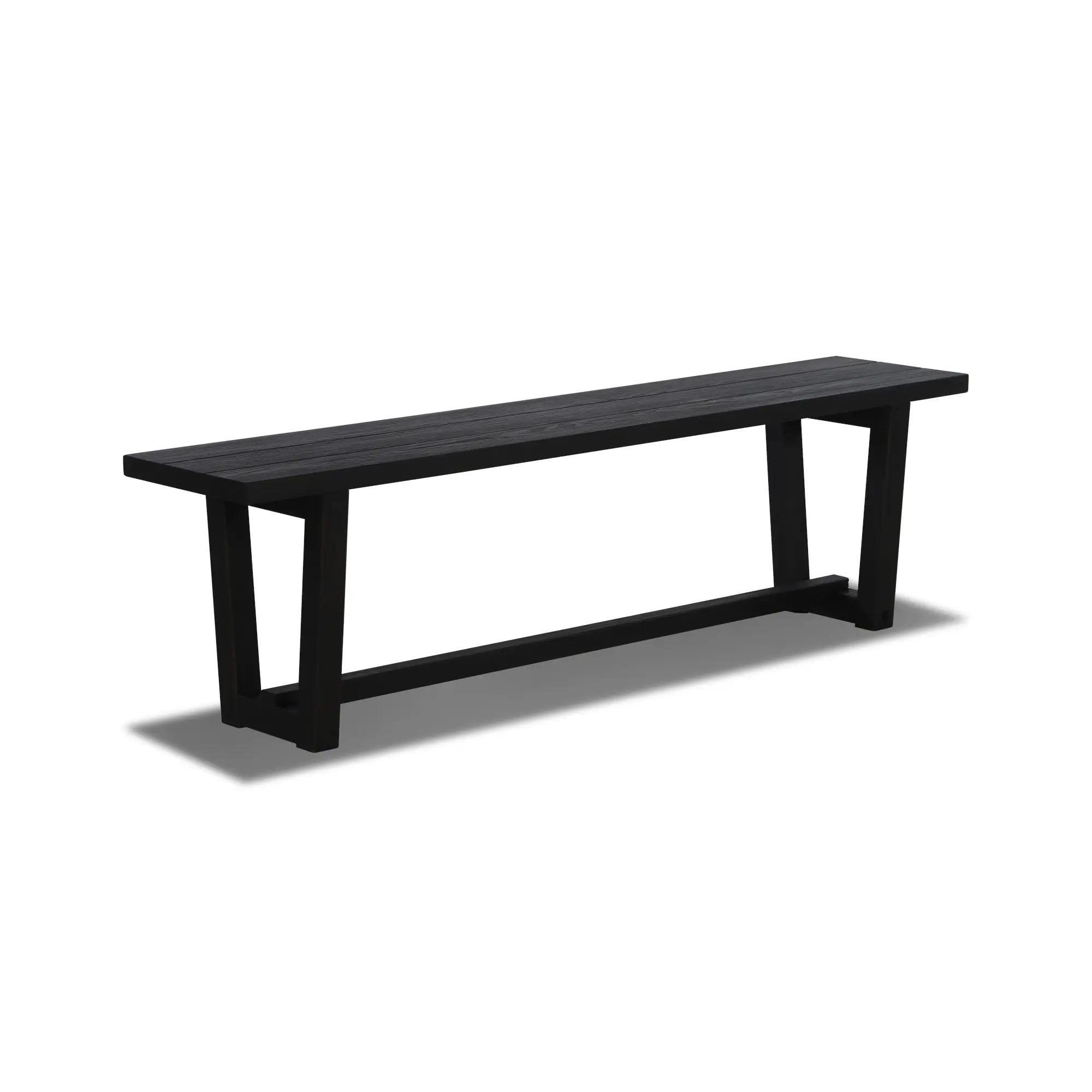 Solid Wood Bench - Cascais Style Handcrafted Wooden Bench for Patio, Garden, or Entryway - Durable & Weather-Resistant Outdoor Seating
