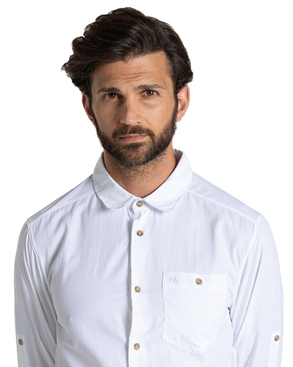 Craghoppers Men's NosiLife Nuoro Long Sleeve Shirt - Bug Repellent Travel & Outdoor Hiking Shirt with UPF 50+ Sun Protection for Camping, Fishing & Adventure Activities