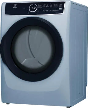 Electrolux ELFG7437AG 8.0 Cu. Ft. 400 Series Gas Dryer in Glacier Blue - Energy Efficient Large Capacity Laundry Dryer for Home & Apartment Use
