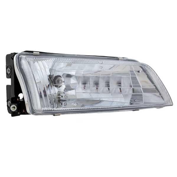 Compatible with 1997-1999 Nissan Maxima Front Right Passenger Side Halogen Headlight Assembly with Bulb - Perfect for Night Driving & Replacement