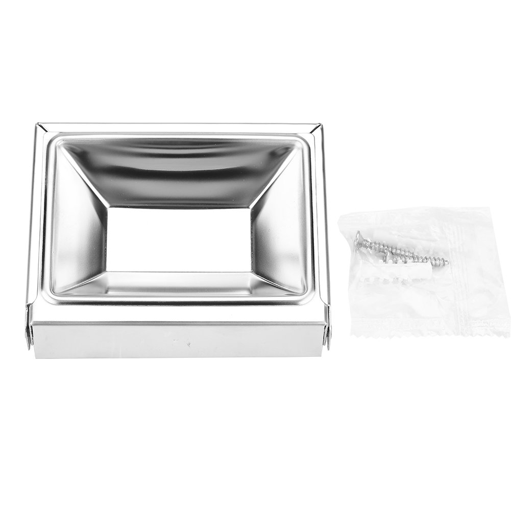 Stainless Steel Soap Dish - Wall Mounted Bathroom Storage for Showers
