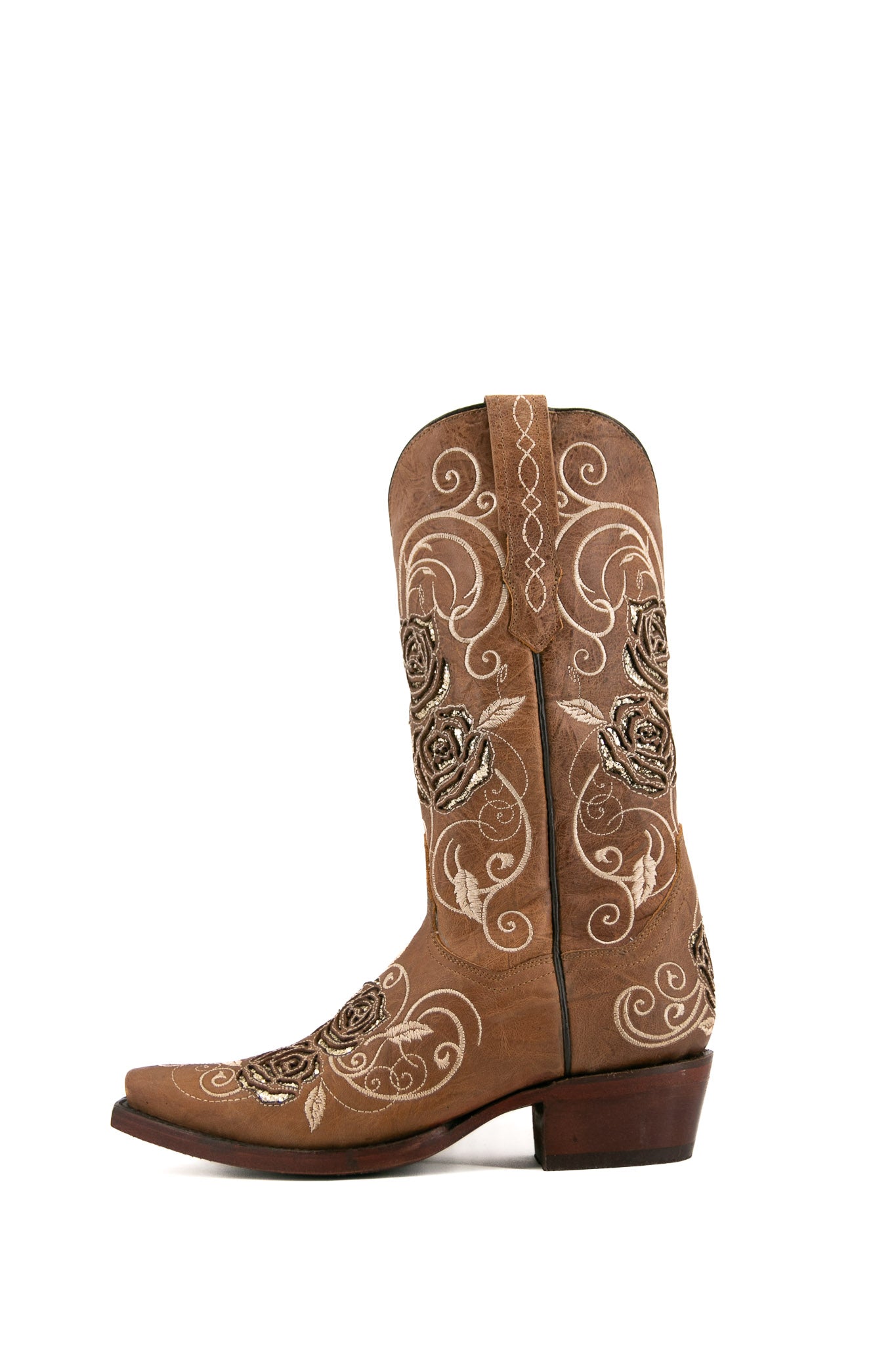 Rosal Snip Toe Cowgirl Boots for Women - Western Ankle Boots with Pointed Toe | Perfect for Country Dancing, Rodeo, and Casual Outfits