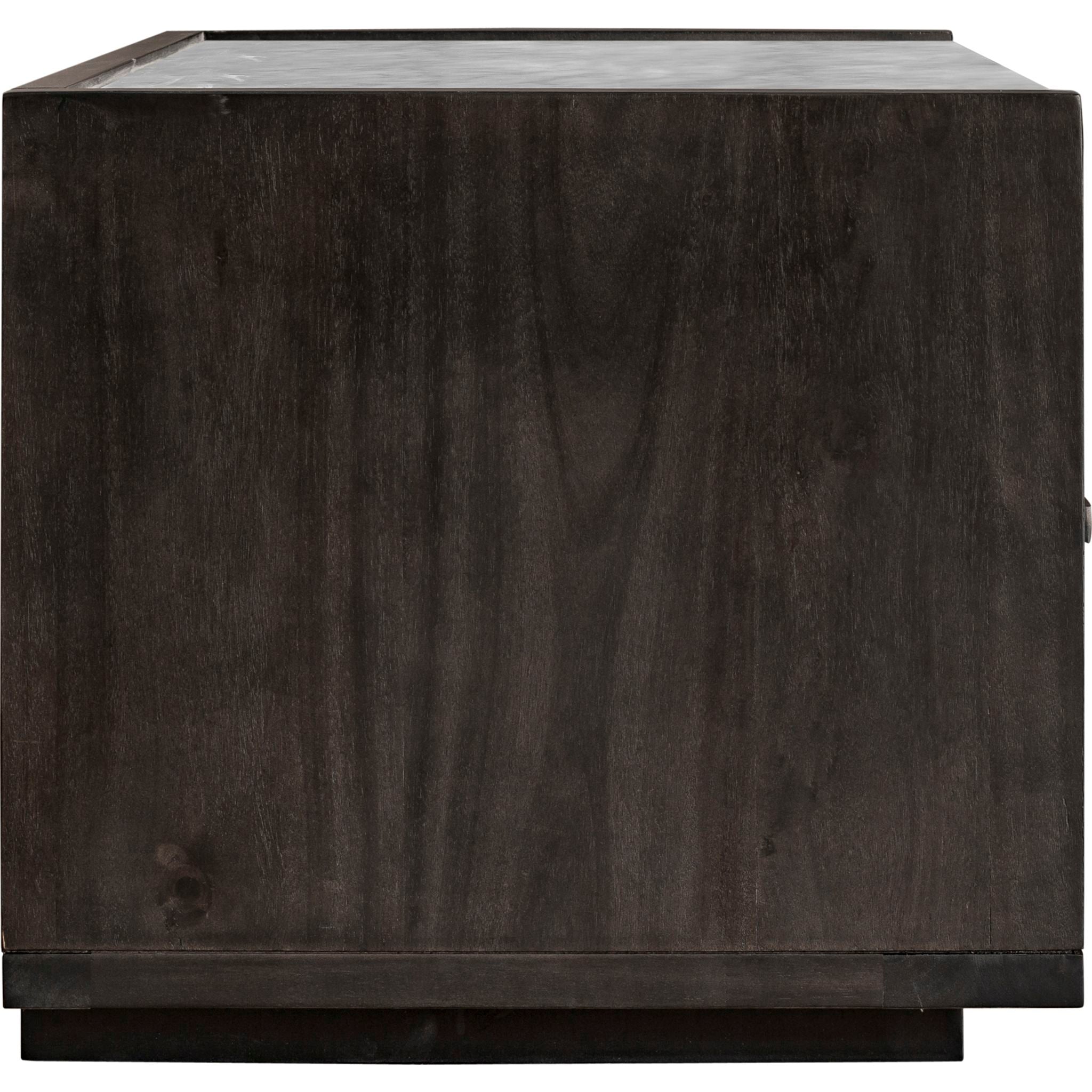 Ashcroft Nightstand - Dark Grey Wooden Bedside Table with Storage Drawer for Bedroom, Living Room, or Guest Room