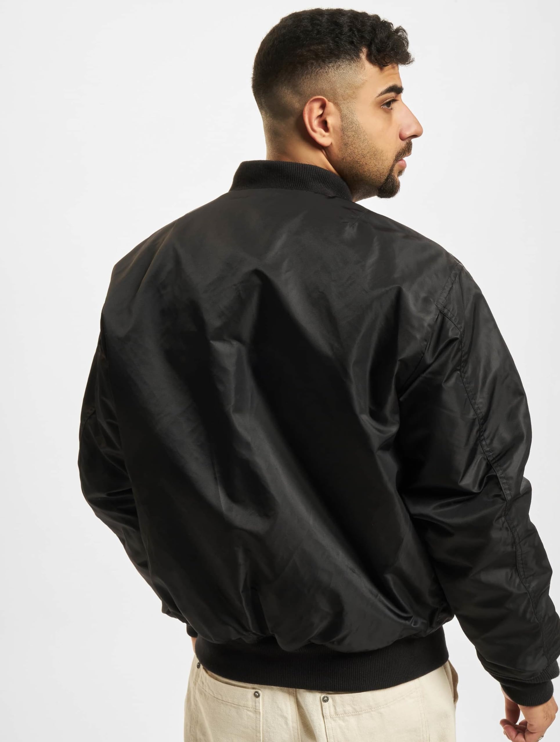 Men's MA1 Bomber Jacket - Olive Green Military Flight Jacket for Casual & Outdoor Wear | Lightweight Water-Resistant Aviator Coat