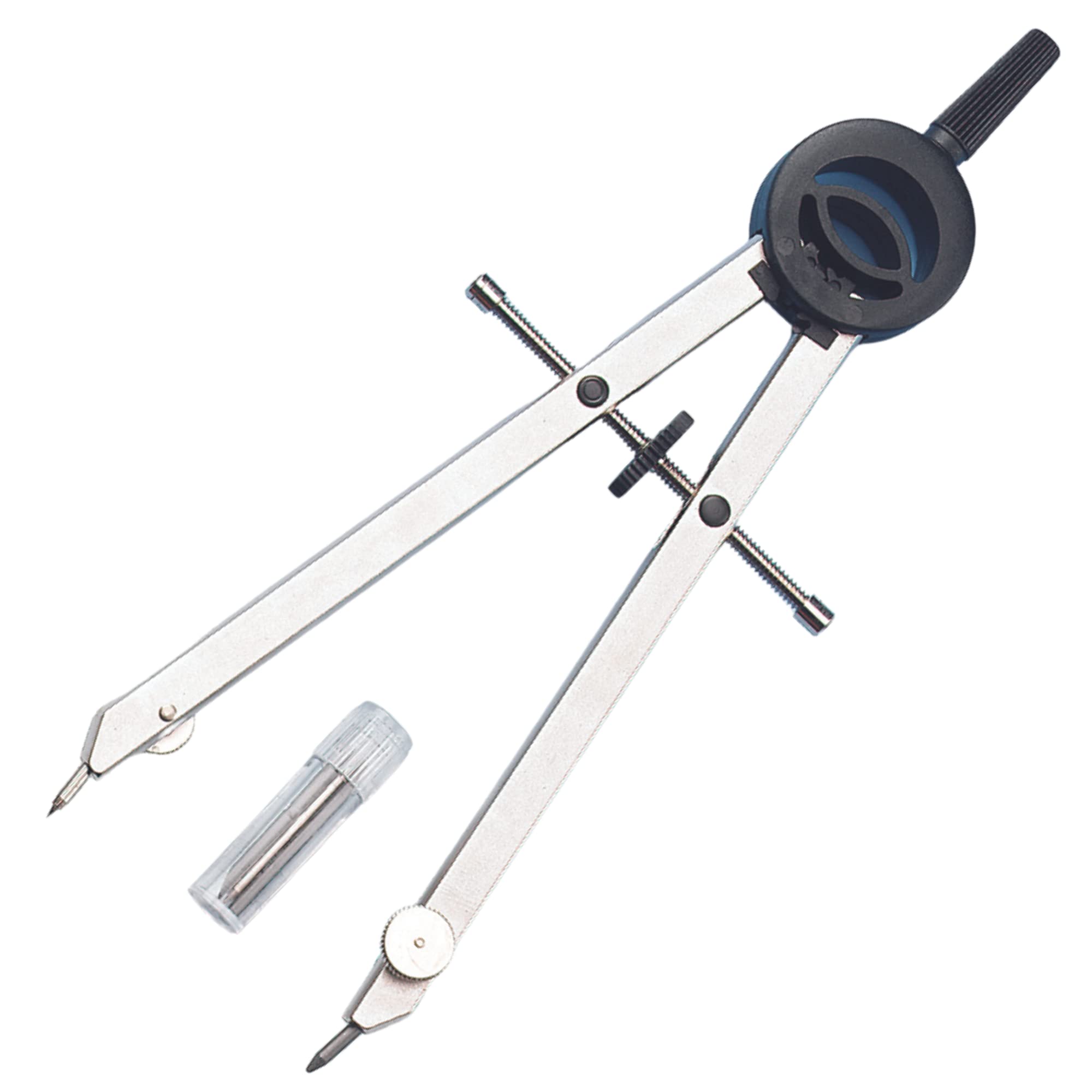 ALVIN 504 Basic Bow Pencil Compass with Divider - 6 Inch Precision Drafting Tool for Geometry, Engineering & Architectural Drawings | Perfect for Students, Professionals & Technical Sketching