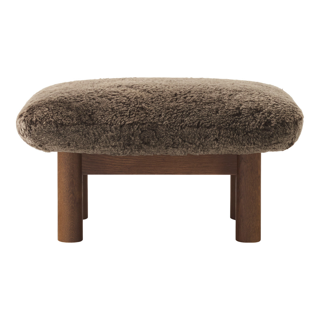 Brasilia Ottoman - Modern Round Storage Ottoman with Lift Top, Upholstered Footrest & Coffee Table - Perfect for Living Room, Bedroom & Home Decor