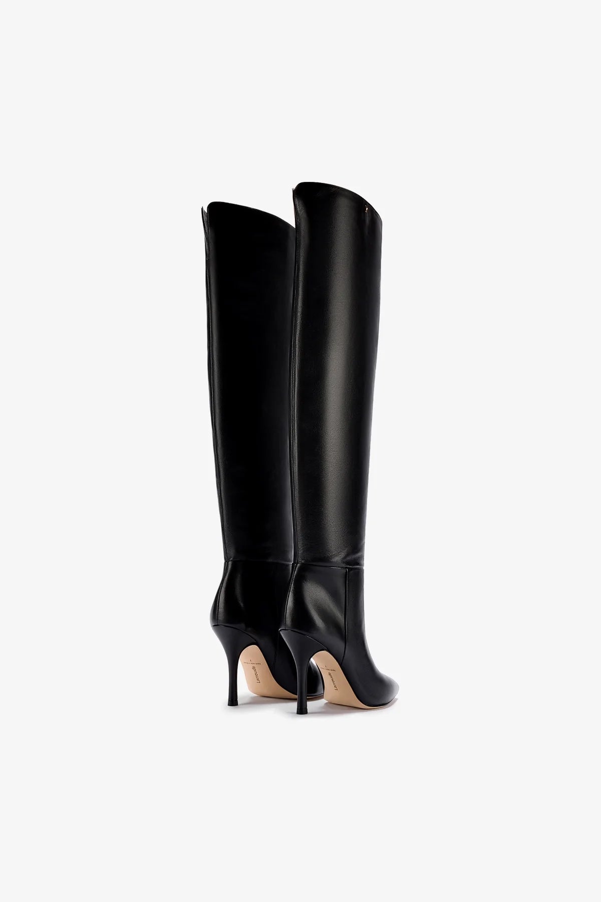 Kate Women's Hi Boots in Black Leather - Stylish & Comfortable Winter Ankle Boots for Casual Wear & Outdoor Activities