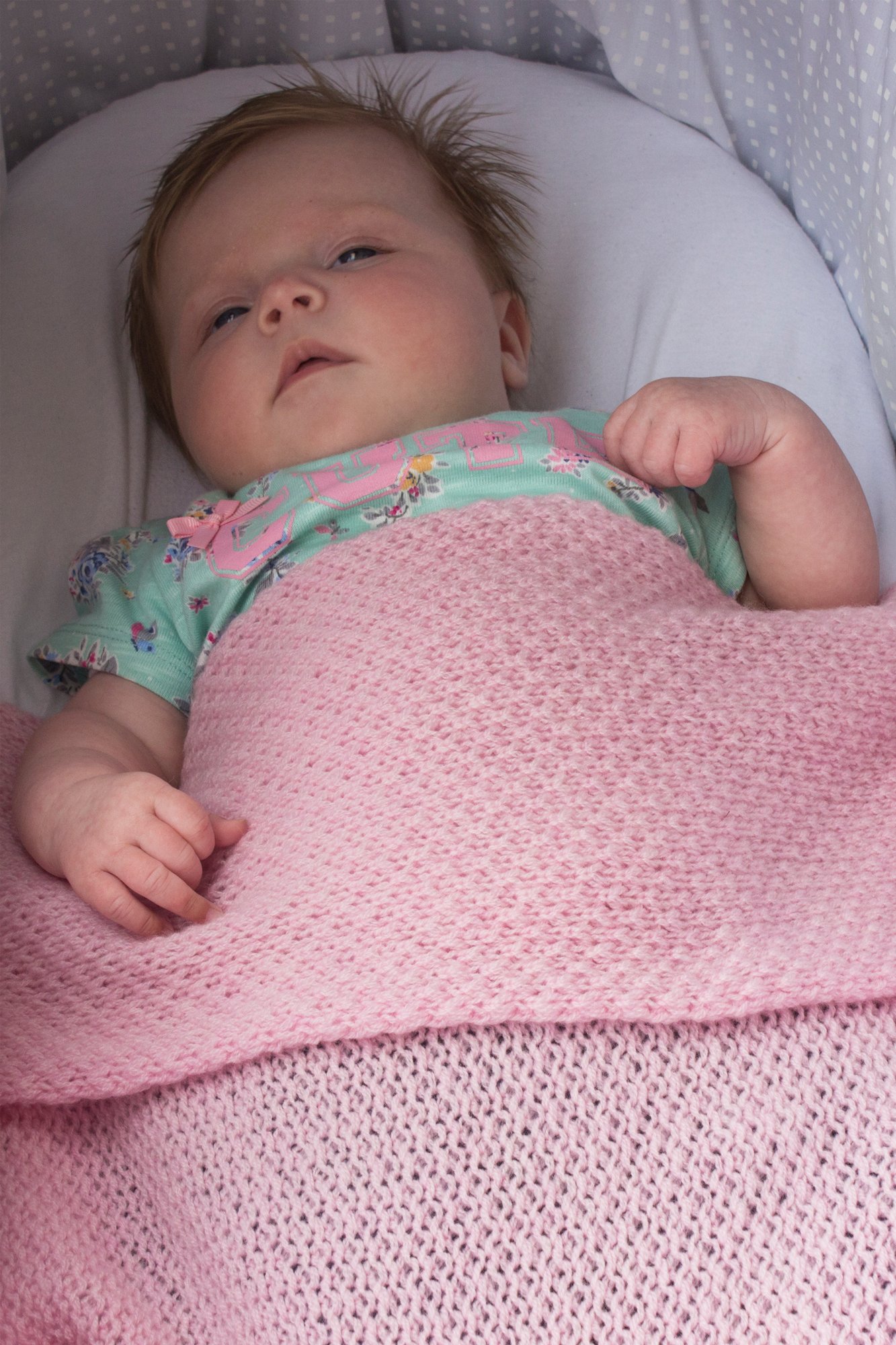 Super Soft 100% Cashmere Baby Blanket for Girls - Handmade in Scotland - Luxurious Pink Blanket for Newborns, Infants & Toddlers | Perfect for Nursery, Stroller & Gift Giving