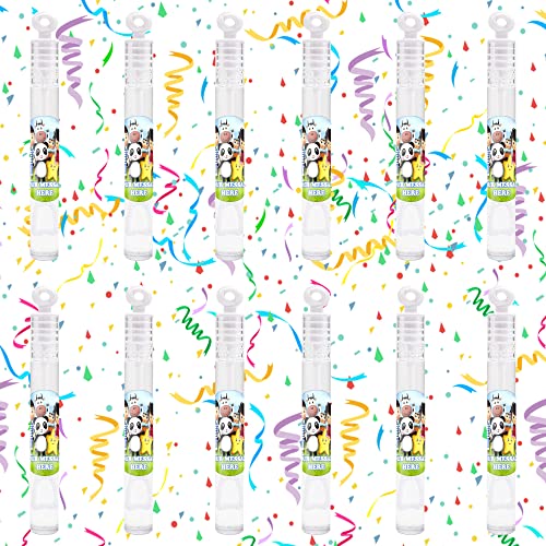 Little Baby Bum Party Favors Supplies - 12 Pack Bubble Wands for Kids Birthday Decorations - Perfect for Baby Showers, Birthday Parties & Outdoor Events