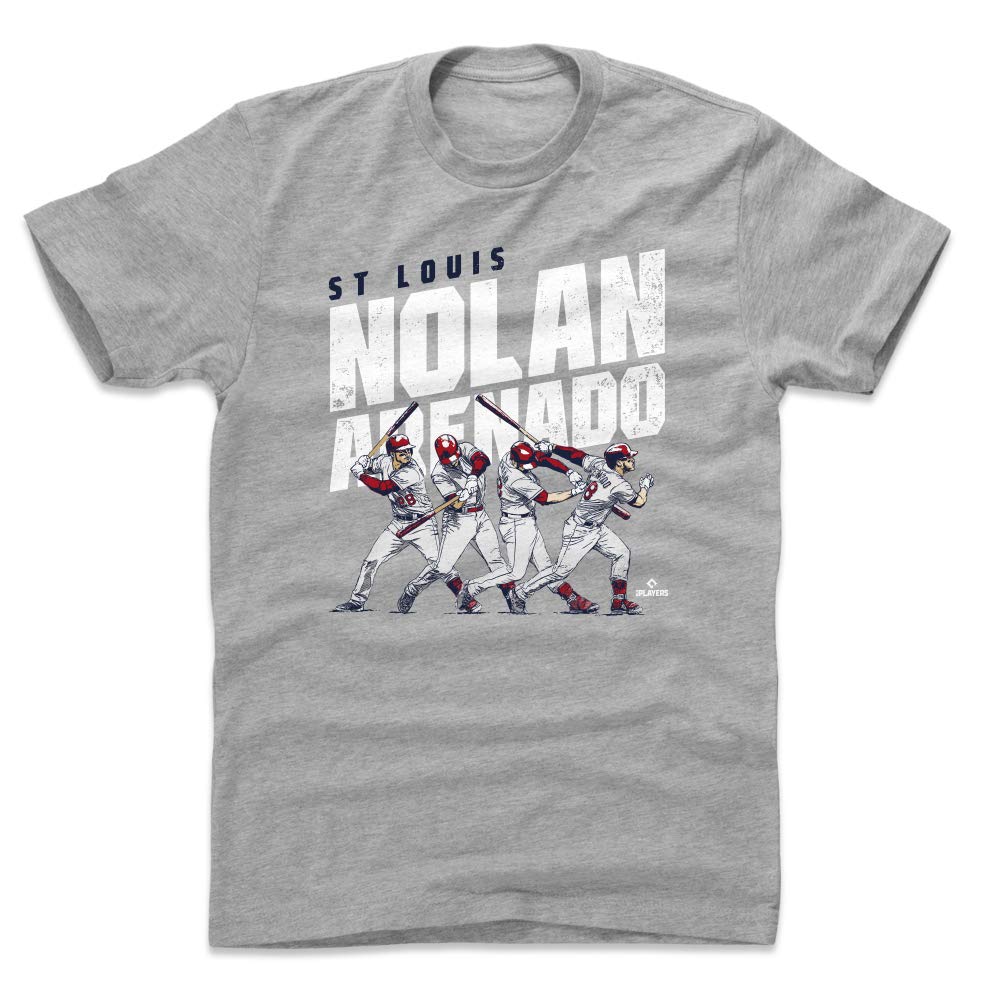 Nolan Arenado 500 LEVEL Swing Motion T-Shirt - St. Louis Cardinals Baseball Fan Jersey for Men & Women - Perfect for Games, Tailgating & Casual Wear
