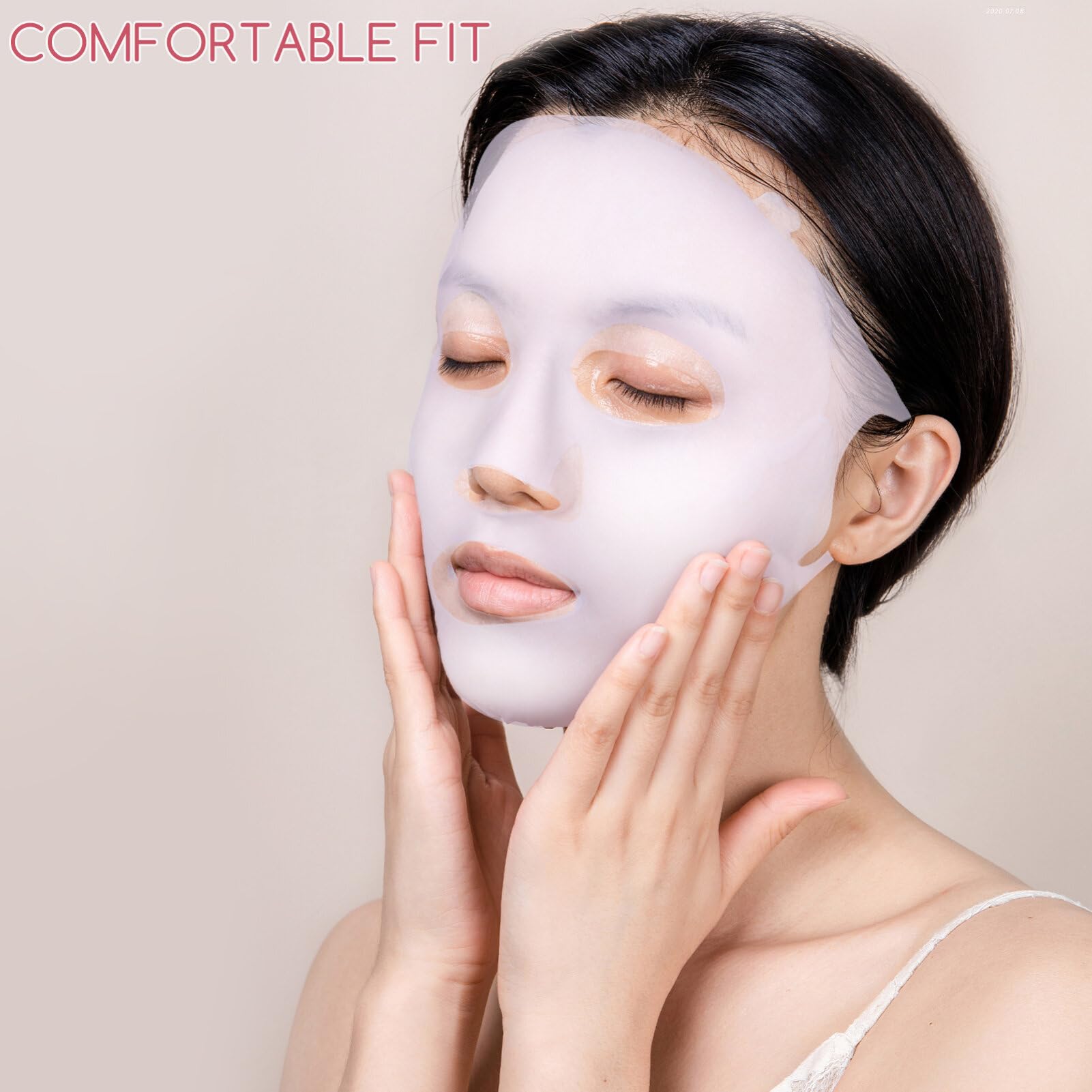5 Pack Reusable Silicone Face Mask Cover for Skin Care & Moisturizing - Perfect for Spa, Skincare Routine & At-Home Facial Treatments