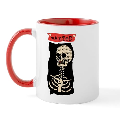 White/Red Inside - Skeleton Mug
