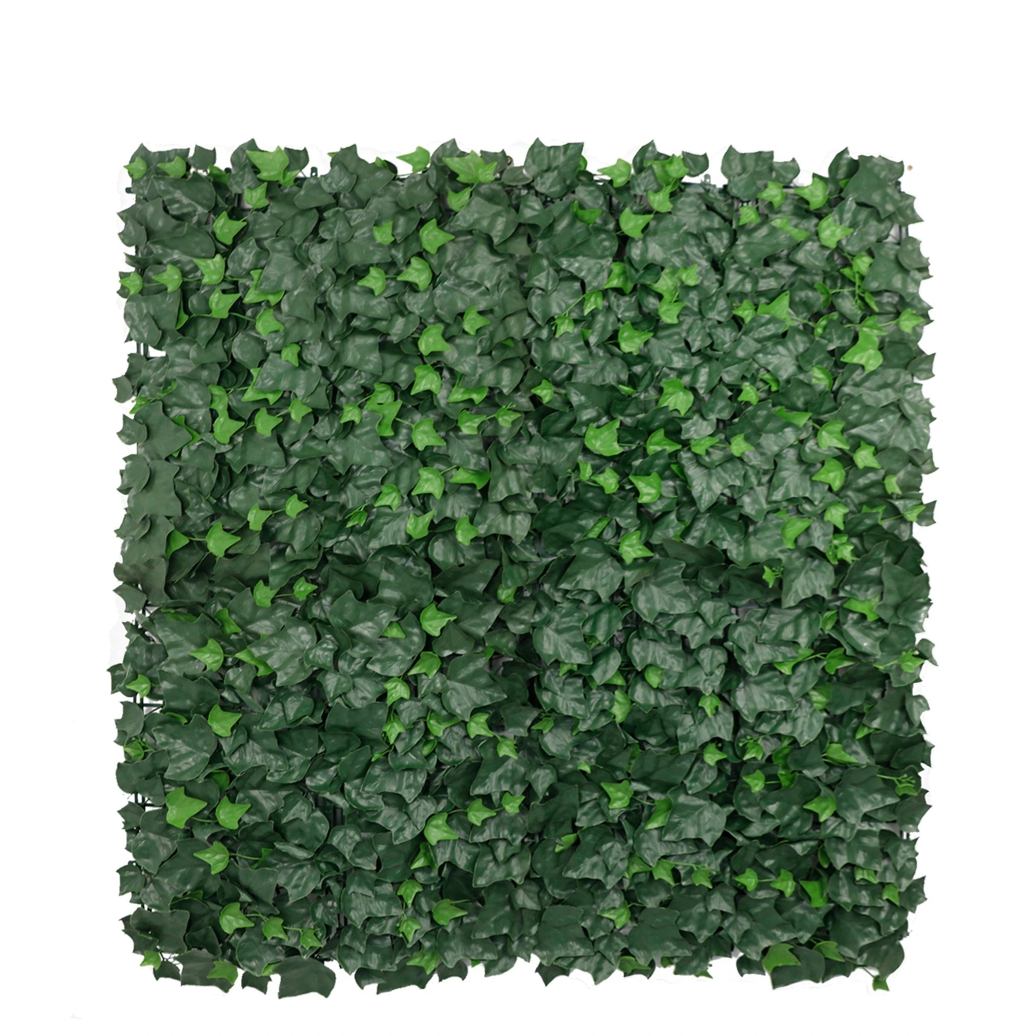 Artificial Ivy Hedge Panel - 1m x 1m UV Resistant Fake Vertical Garden for Indoor & Outdoor Use - Perfect for Privacy Fence, Wall Decor, and Balcony Greenery