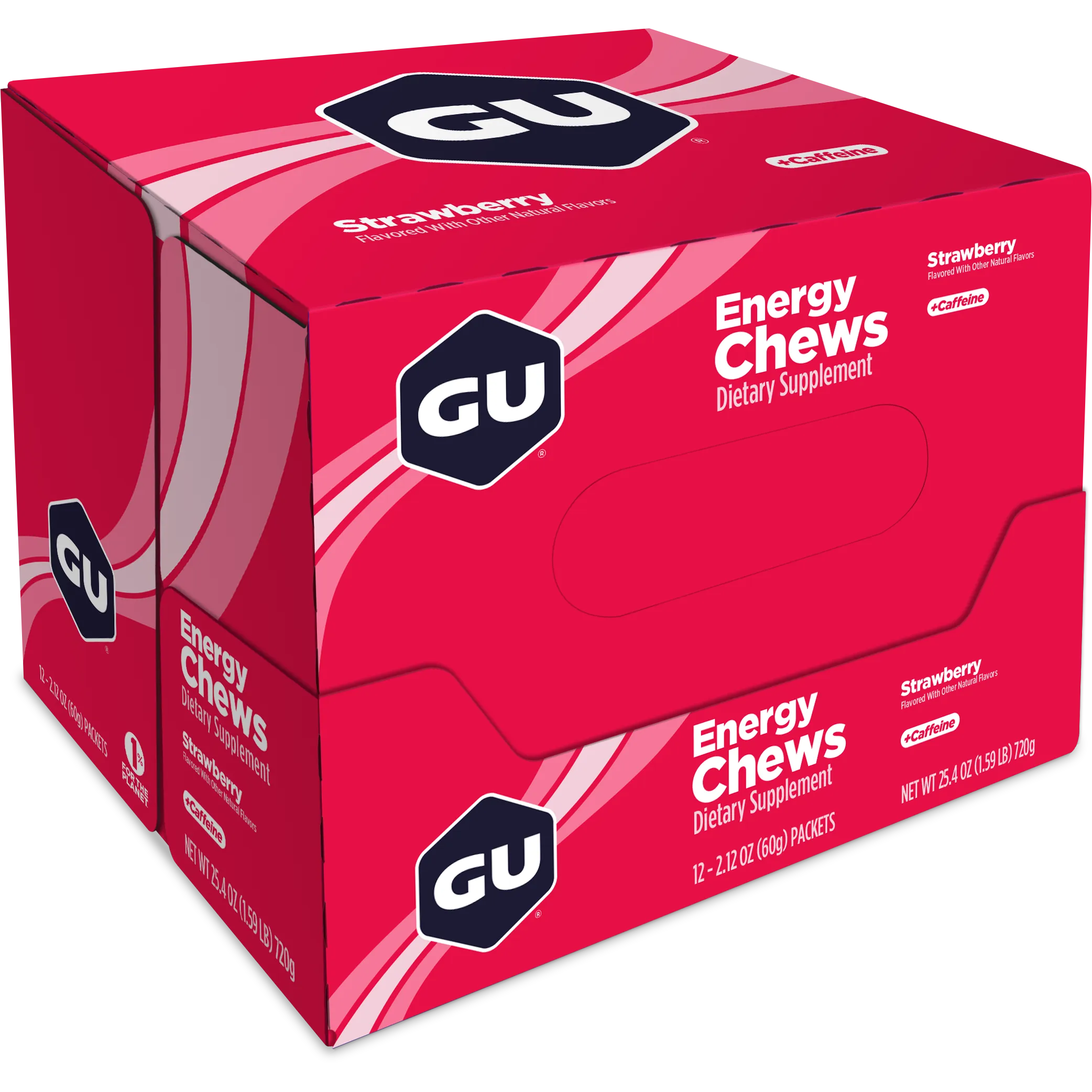 Gu Energy Chews - Natural Energy Gels for Runners, Cyclists & Athletes - Boost Endurance & Performance - Ideal for Marathon, Workout & Outdoor Activities