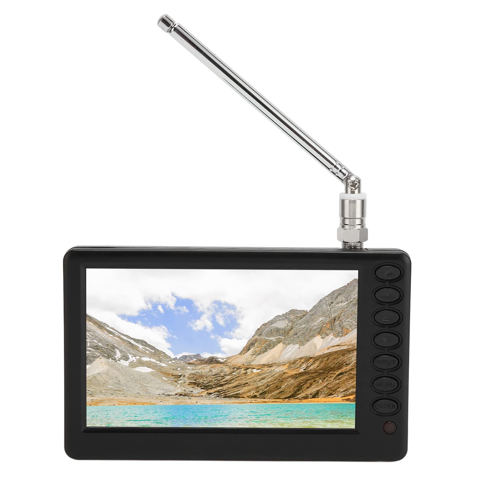GOWENIC 5 Inch Portable TV with Stand - 1080P HD Rechargeable Mini Digital Television, ISDB-T Compatible for Camping, Fishing, Road Trips & Outdoor Adventures | Perfect for RV, Car, Beach and Holiday Travel