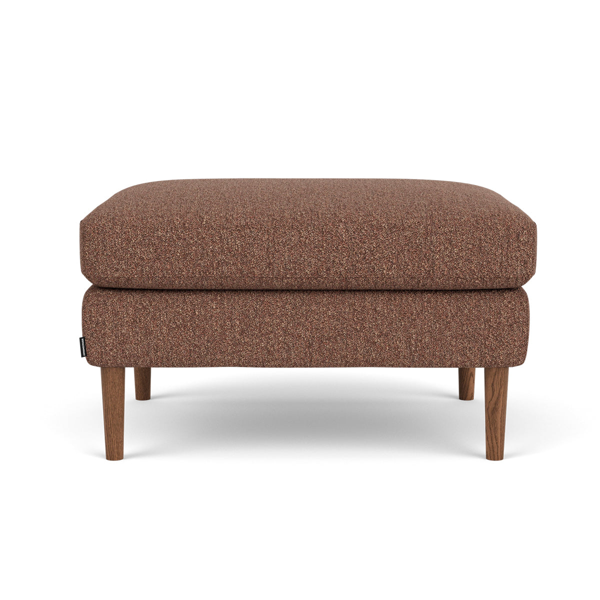 Astha Boucle Ottoman Stool - Round Tufted Pouf with Removable Cover, Modern Footrest for Living Room, Bedroom & Nursery - Soft and Stylish Home Decor Accent