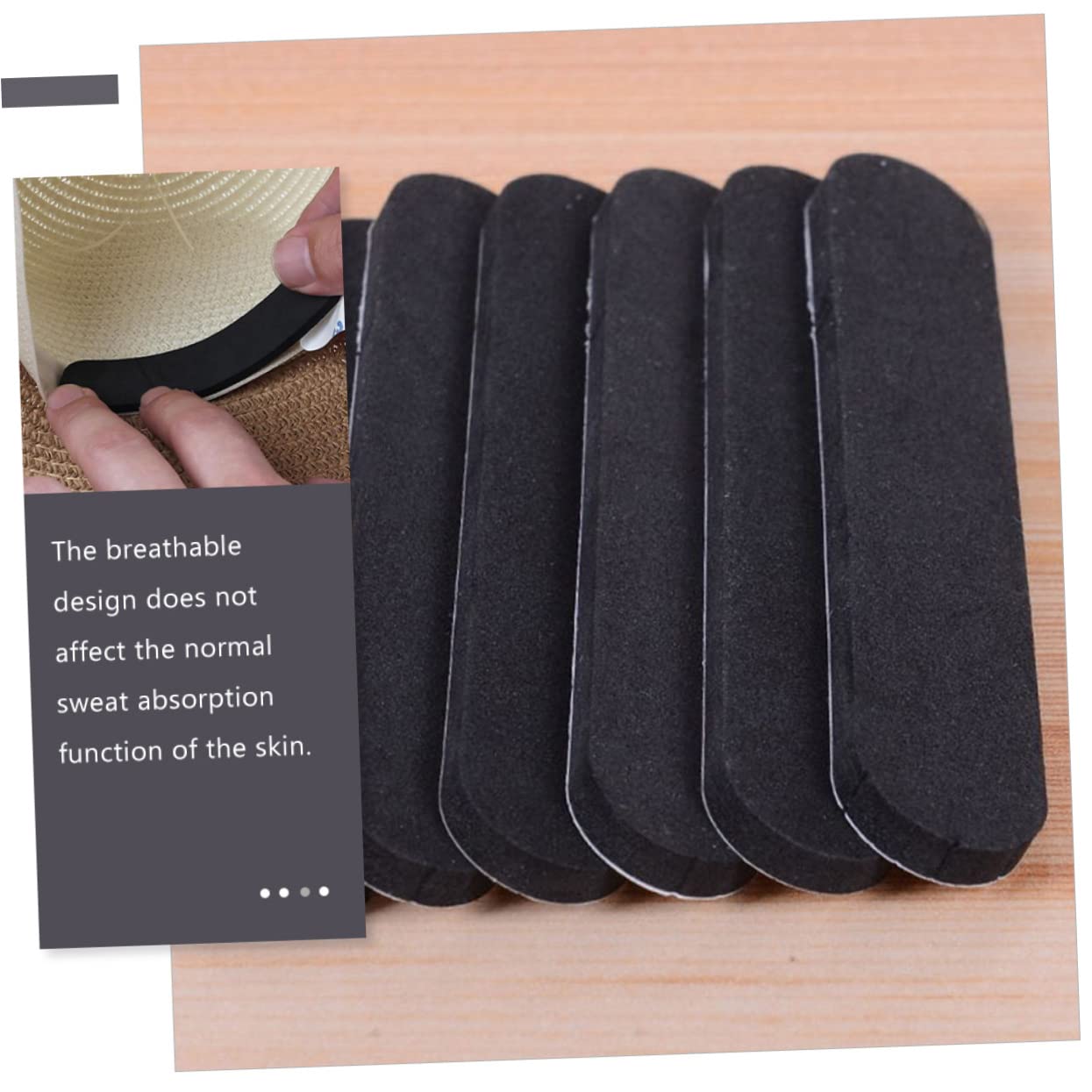 Men's Sweat Absorbing Hat Liners & Collar Protectors - Breathable Athletic Sweat Pads for Sports, Workouts & Outdoor Activities